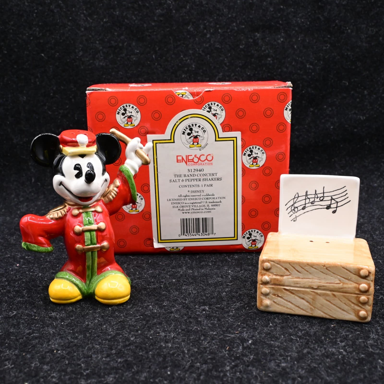 Disney Mickey Enesco Salt & Pepper Shakers - Thumbnail 2