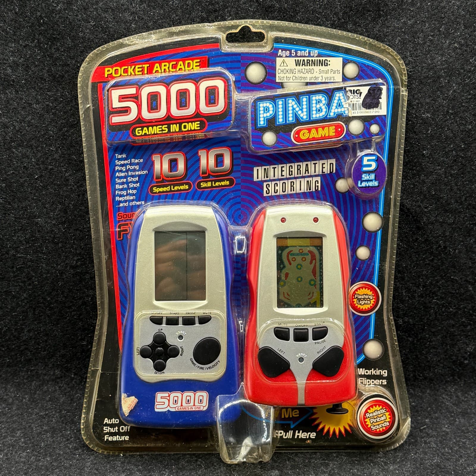 Westminster Pocket Arcade 2 Pack 5000 Games in 1 and Pinball SEALED