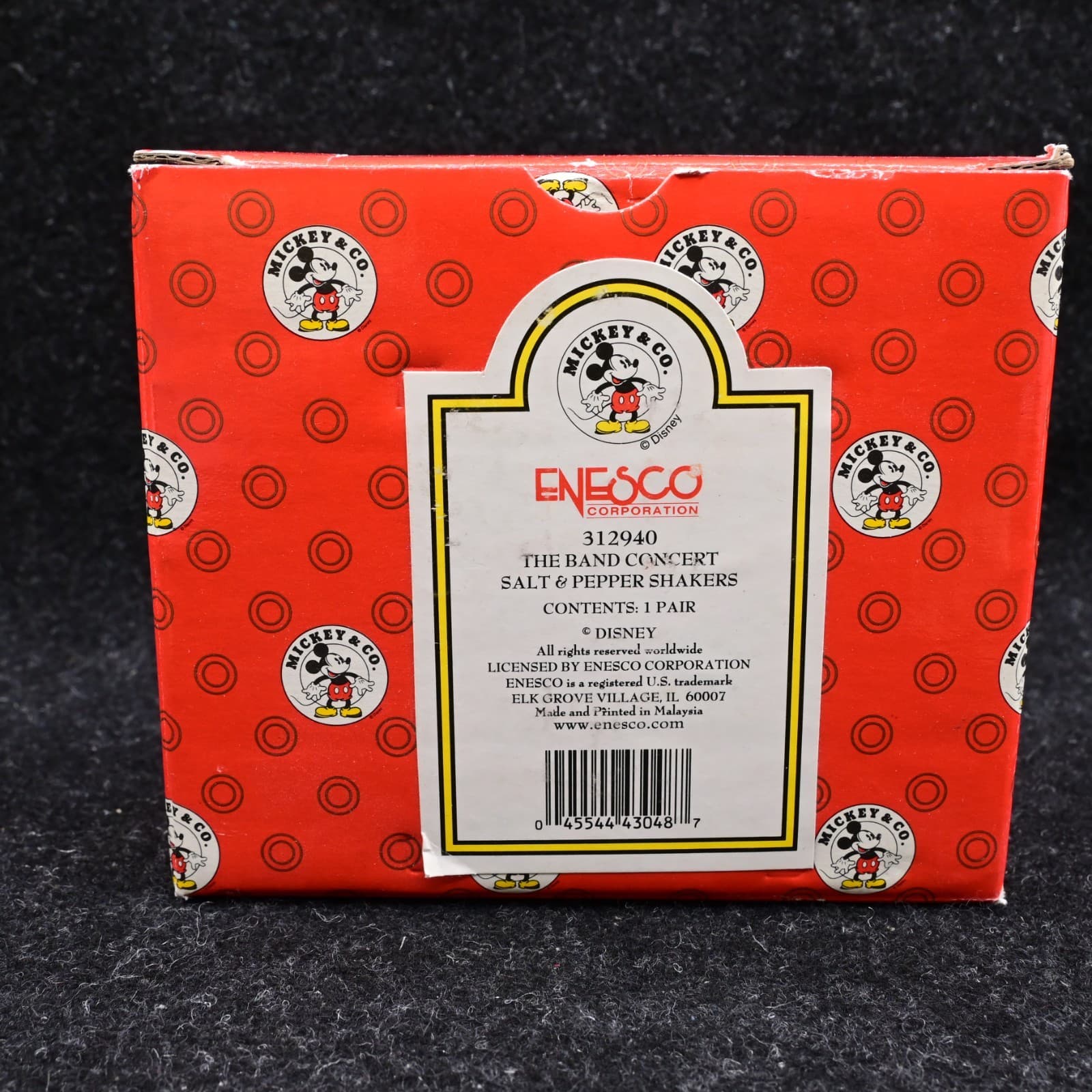 Disney Mickey Enesco Salt & Pepper Shakers - Thumbnail 5