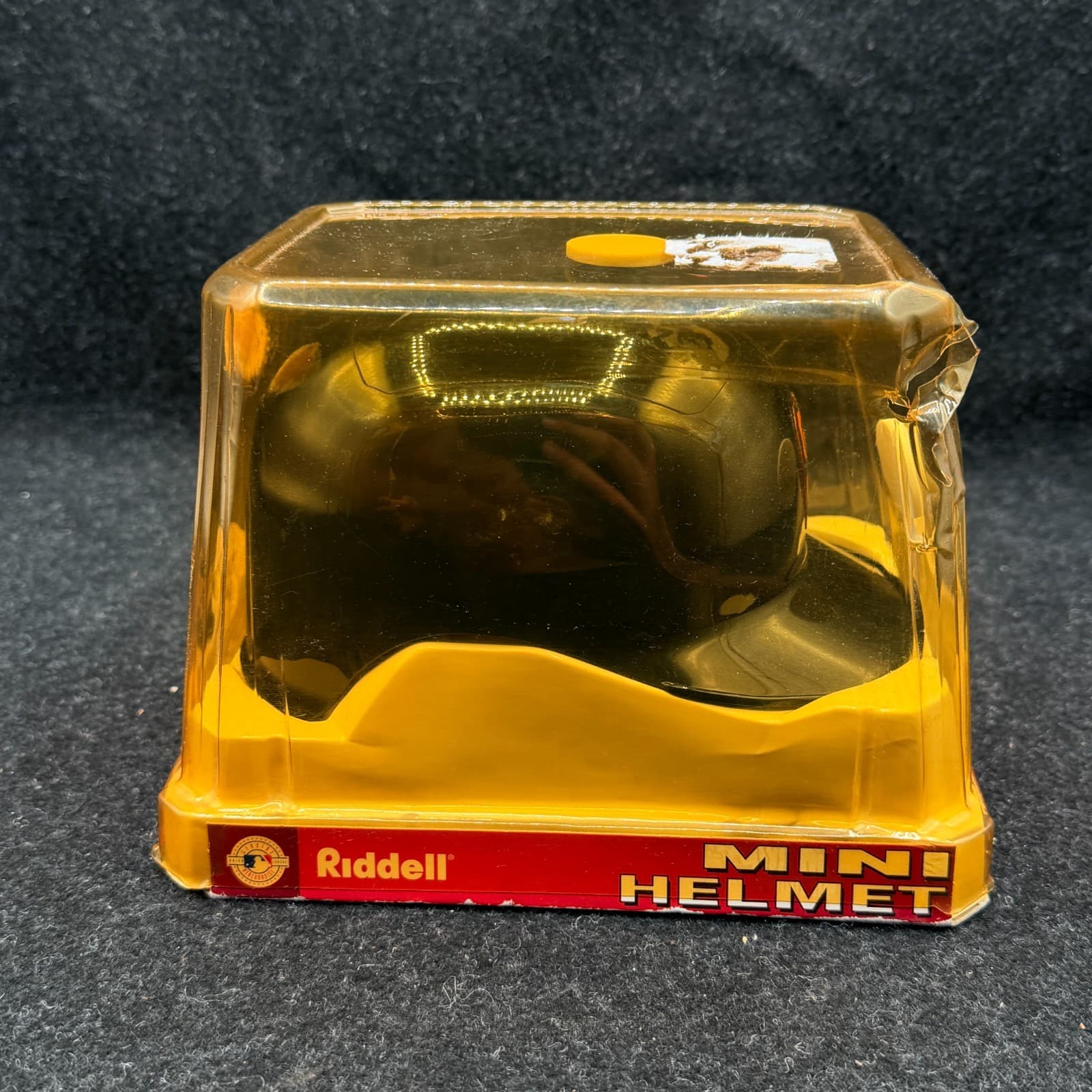 2006 Riddell SF Giants Mini Batters Helmet Sealed Yellowed Packaging - Thumbnail 6