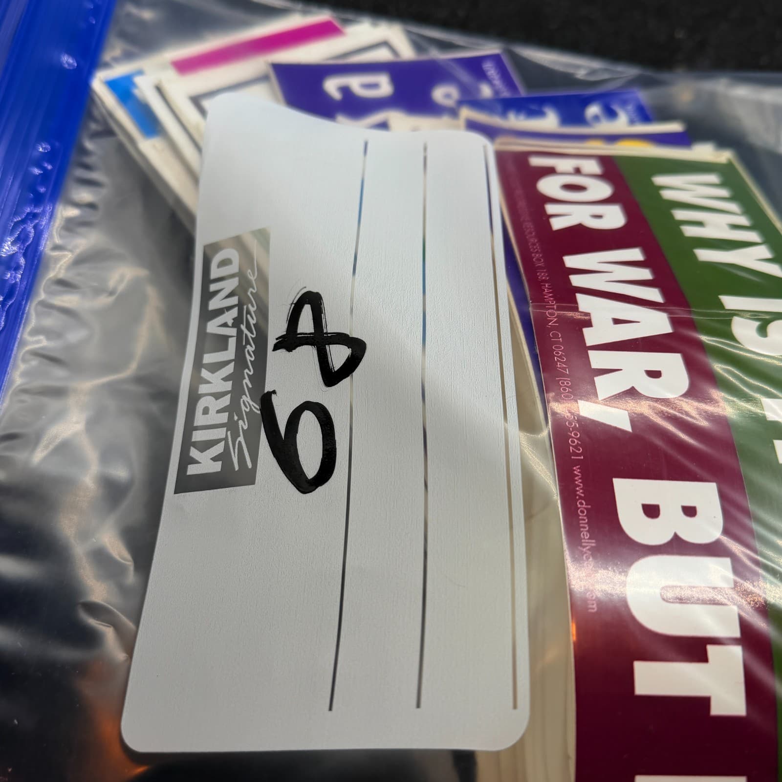 Lot of 68 Bumper Stickers From 2000s Liberal - Thumbnail 8