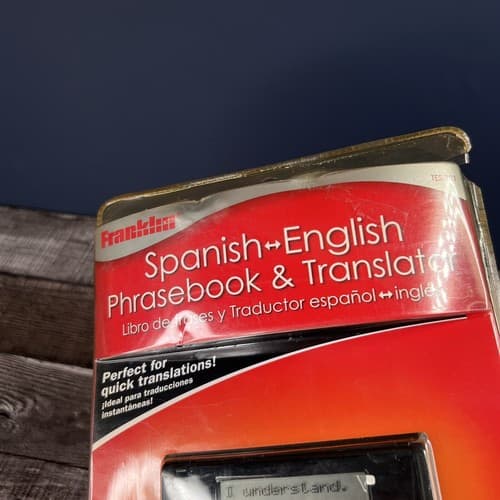 NEW Franklin TES-121 English - Spanish Quick Translator and Phrasebook SEALED - Thumbnail 3