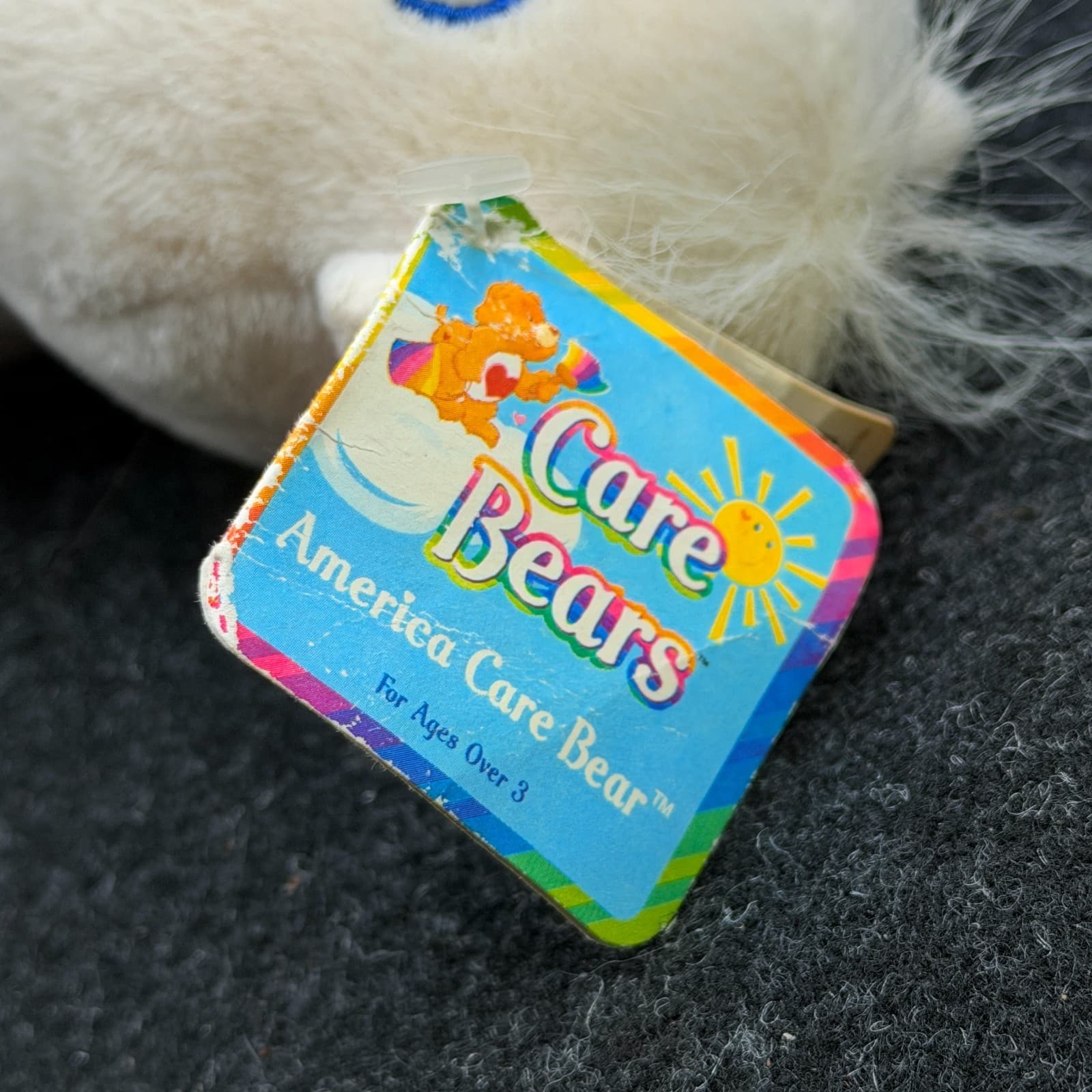 Care Bears America Cares Bear Red White & Blue Shooting Star 2003 NWT - Thumbnail 5