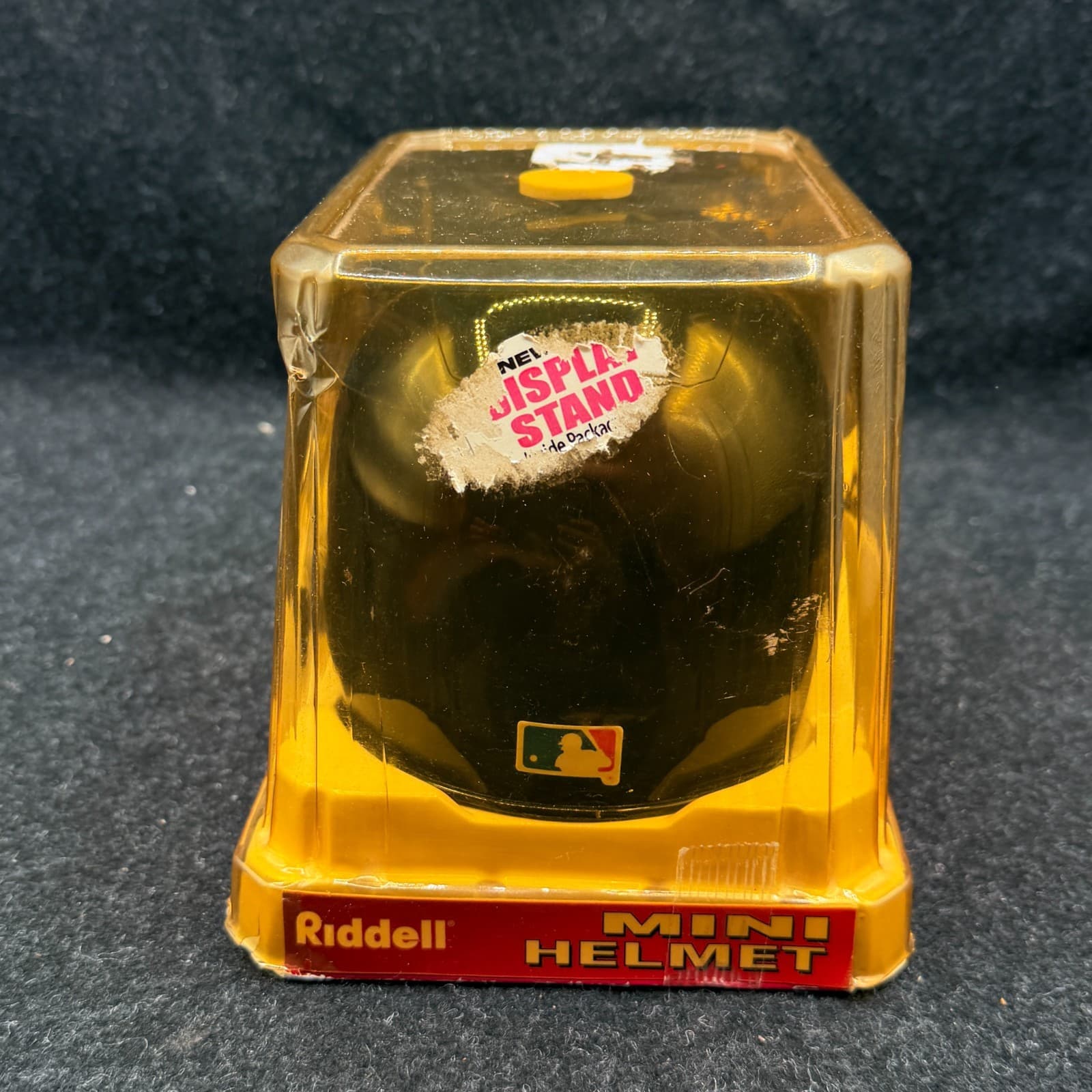 2006 Riddell SF Giants Mini Batters Helmet Sealed Yellowed Packaging - Thumbnail 5