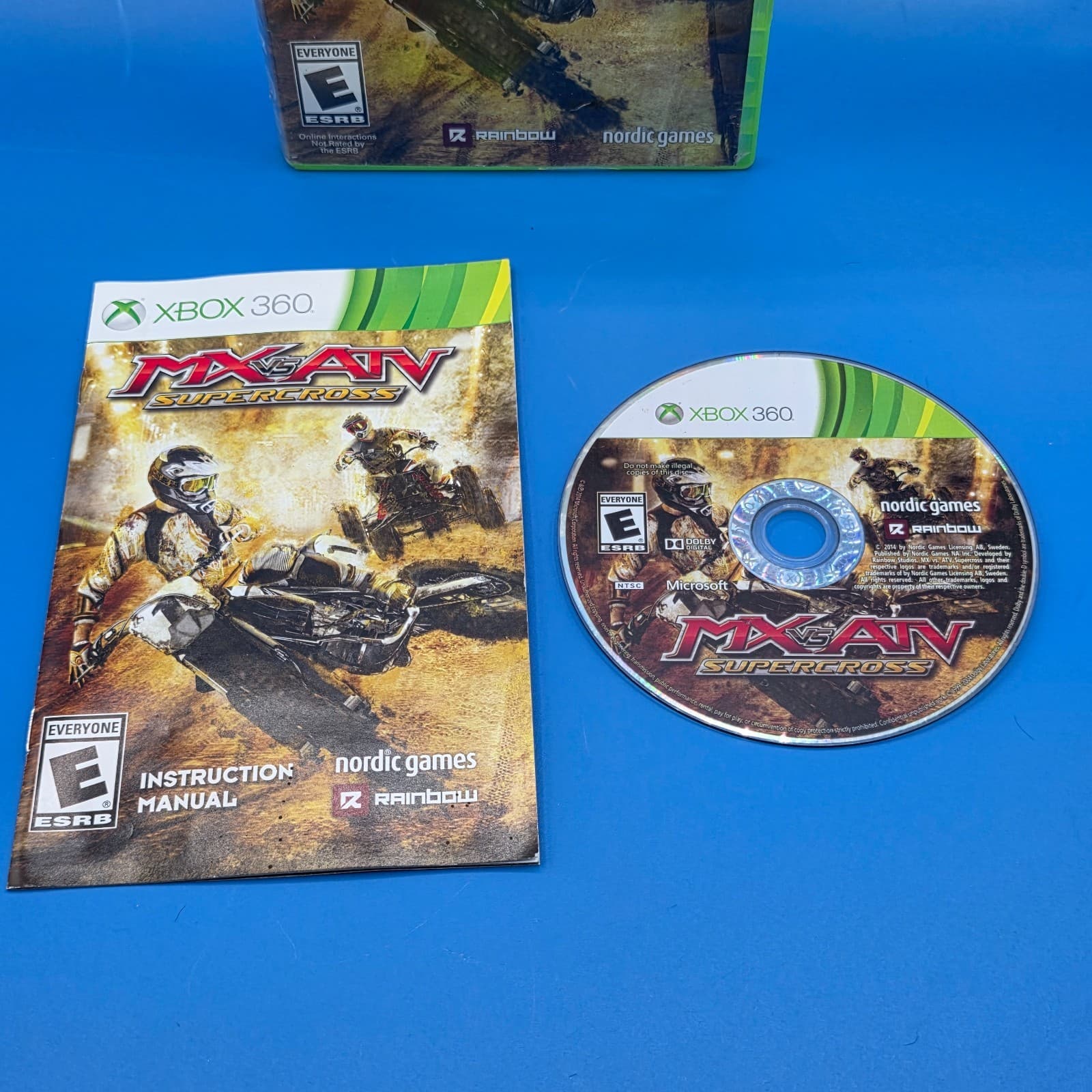 MX vs. ATV Supercross (Microsoft Xbox 360, 2014), Complete, Tested & Working - Thumbnail 2
