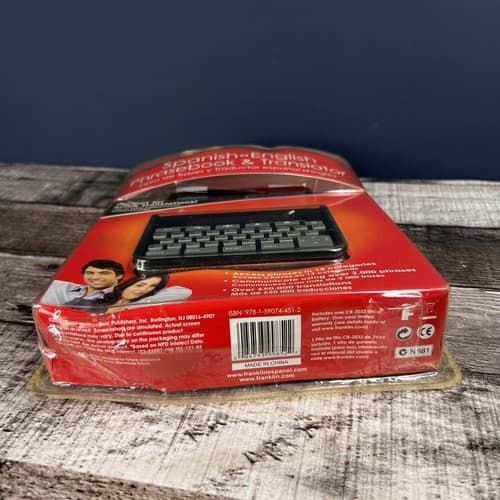 NEW Franklin TES-121 English - Spanish Quick Translator and Phrasebook SEALED - Thumbnail 4