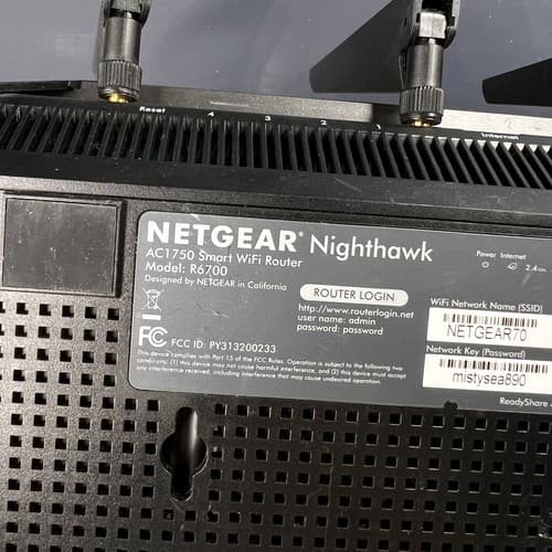 NO POWER CABLE NETGEAR Nighthawk Smart Wi-Fi Router R6700v3 AC1750 - Thumbnail 7