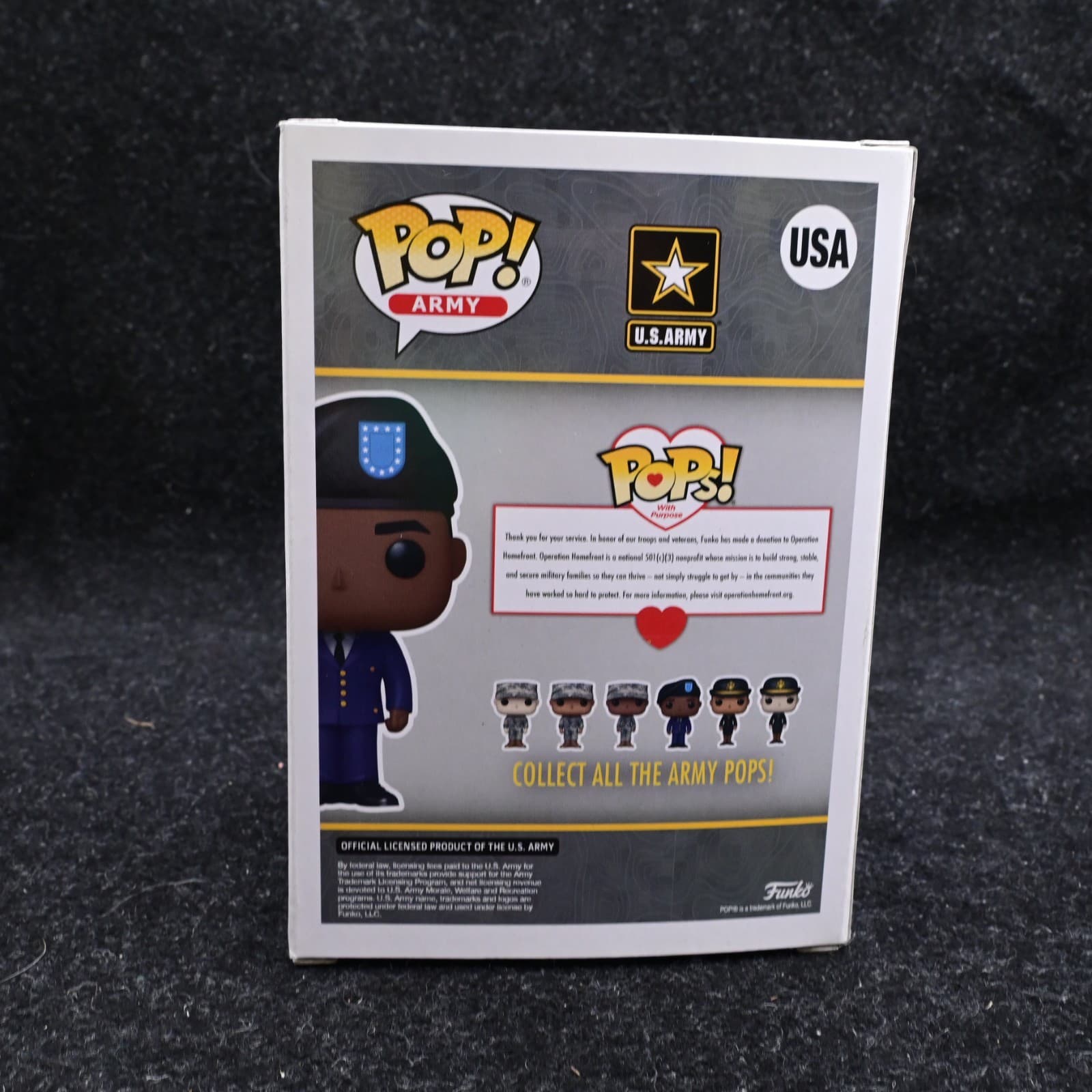 Funko Pop Army! U.S Army: Soldier USA (Male Army Service Uniform) - Thumbnail 7