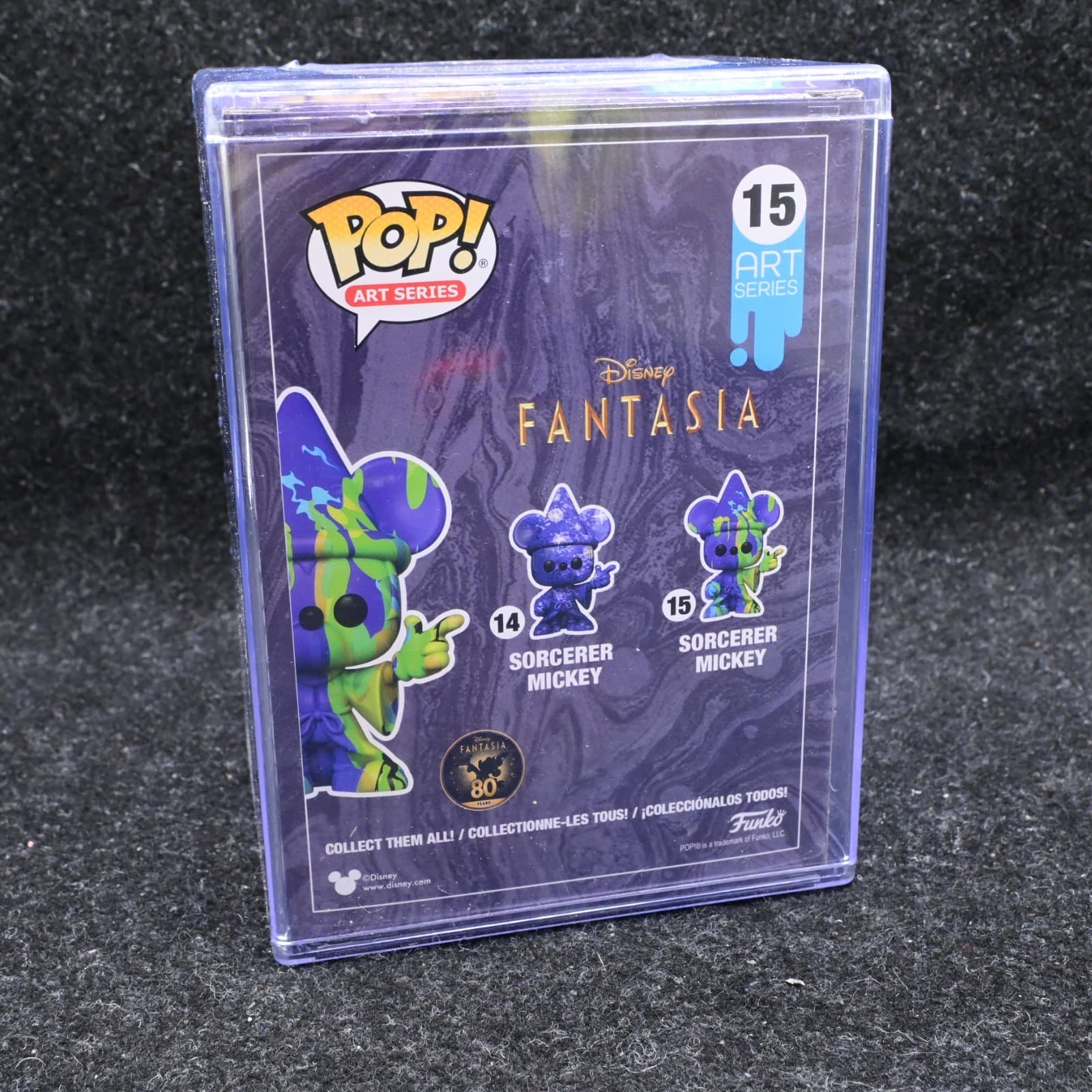 Funko Pop! Sorcerer Mickey 15 Art Series Disney Fantasia 80th Anniversary - Thumbnail 7