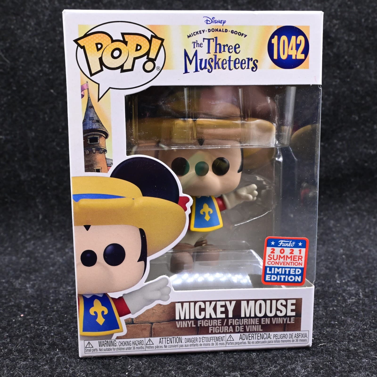 Funko Pop! Animation - Mickey Mouse Musketeer 1042 - Official Funkon Sticker - Thumbnail 4