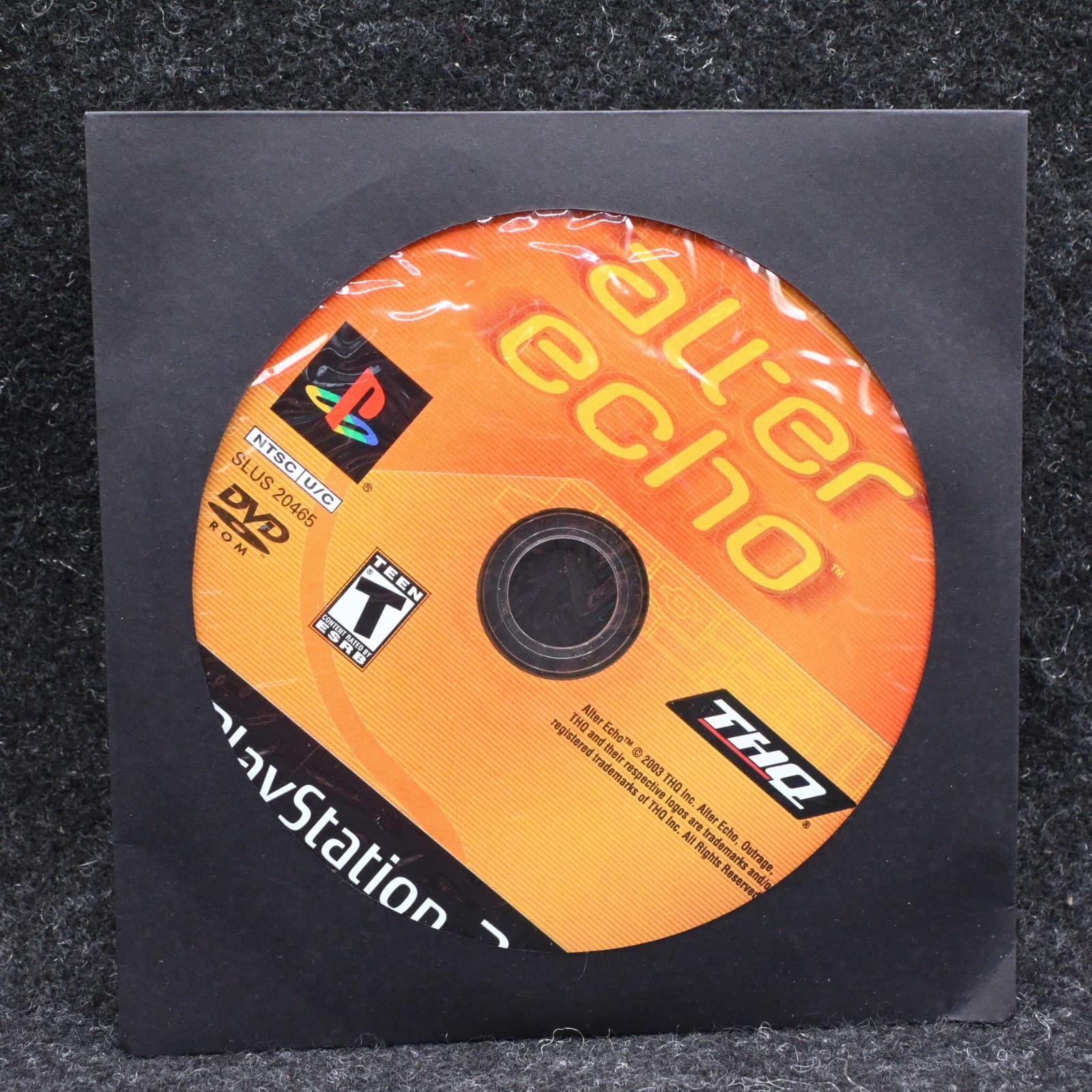 Alter Echo - Loose Sony PS2 Playstation 2 Disc