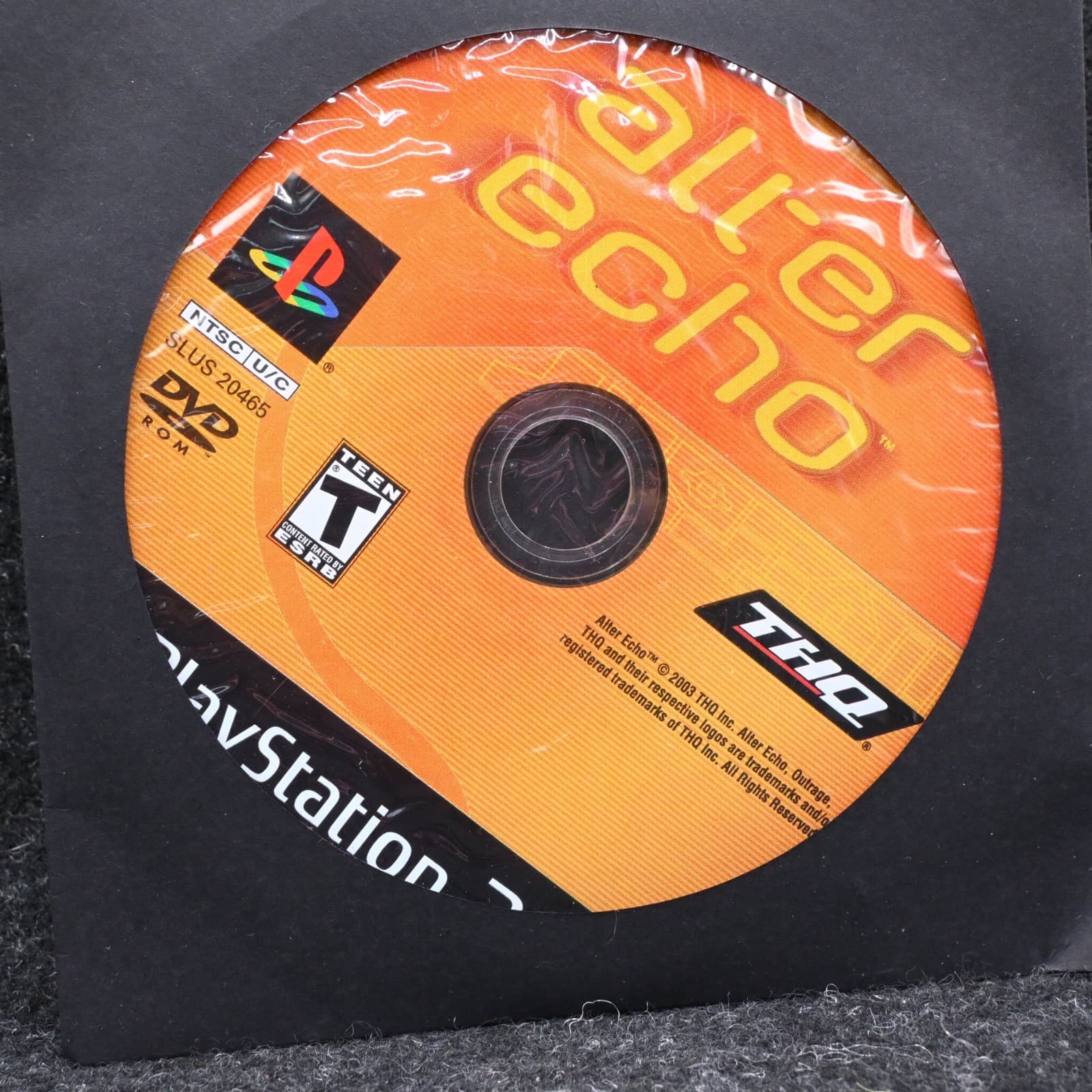 Alter Echo - Loose Sony PS2 Playstation 2 Disc - Thumbnail 2