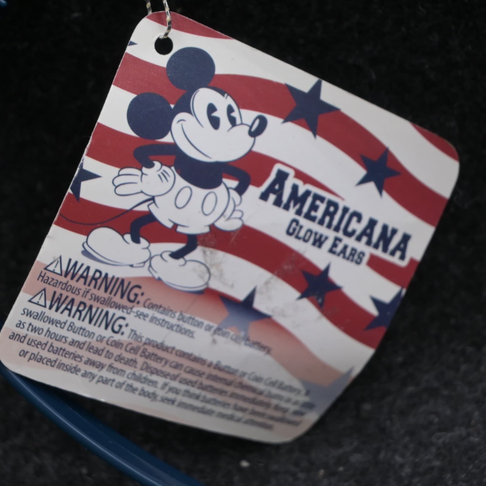 Disney Parks Americana Glow Ears Mickey Mouse Patriotic Light Up Headband NWT - Thumbnail 5