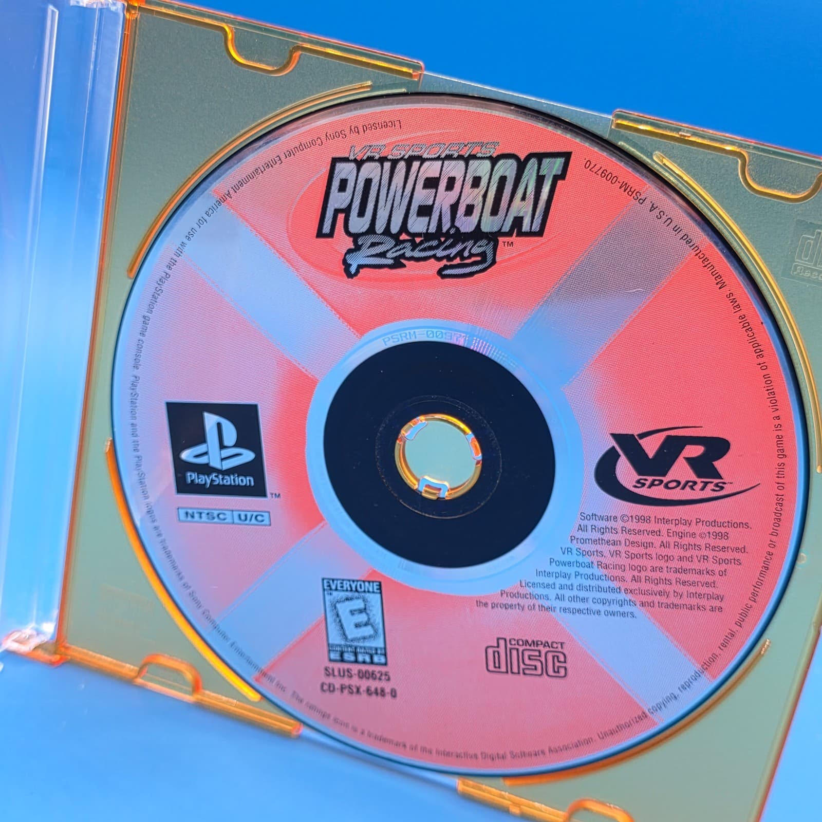 --DISC ONLY-- VR Sports Powerboat Racing (PlayStation 1, PS1) - Thumbnail 2