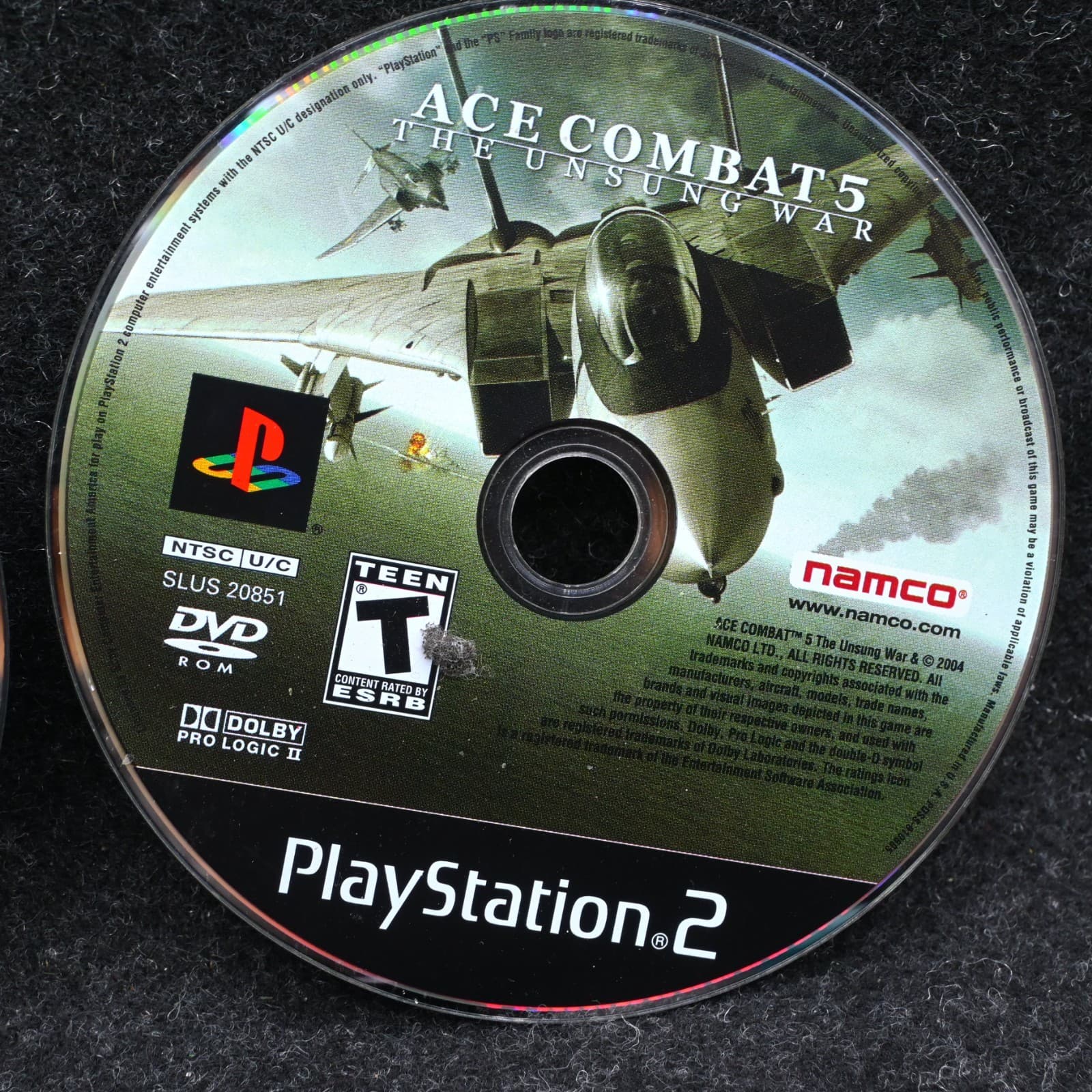 Ace Combat 5 & Ace Combat 4 - PS2 Game Lot - Discs Only - Tested - Thumbnail 3