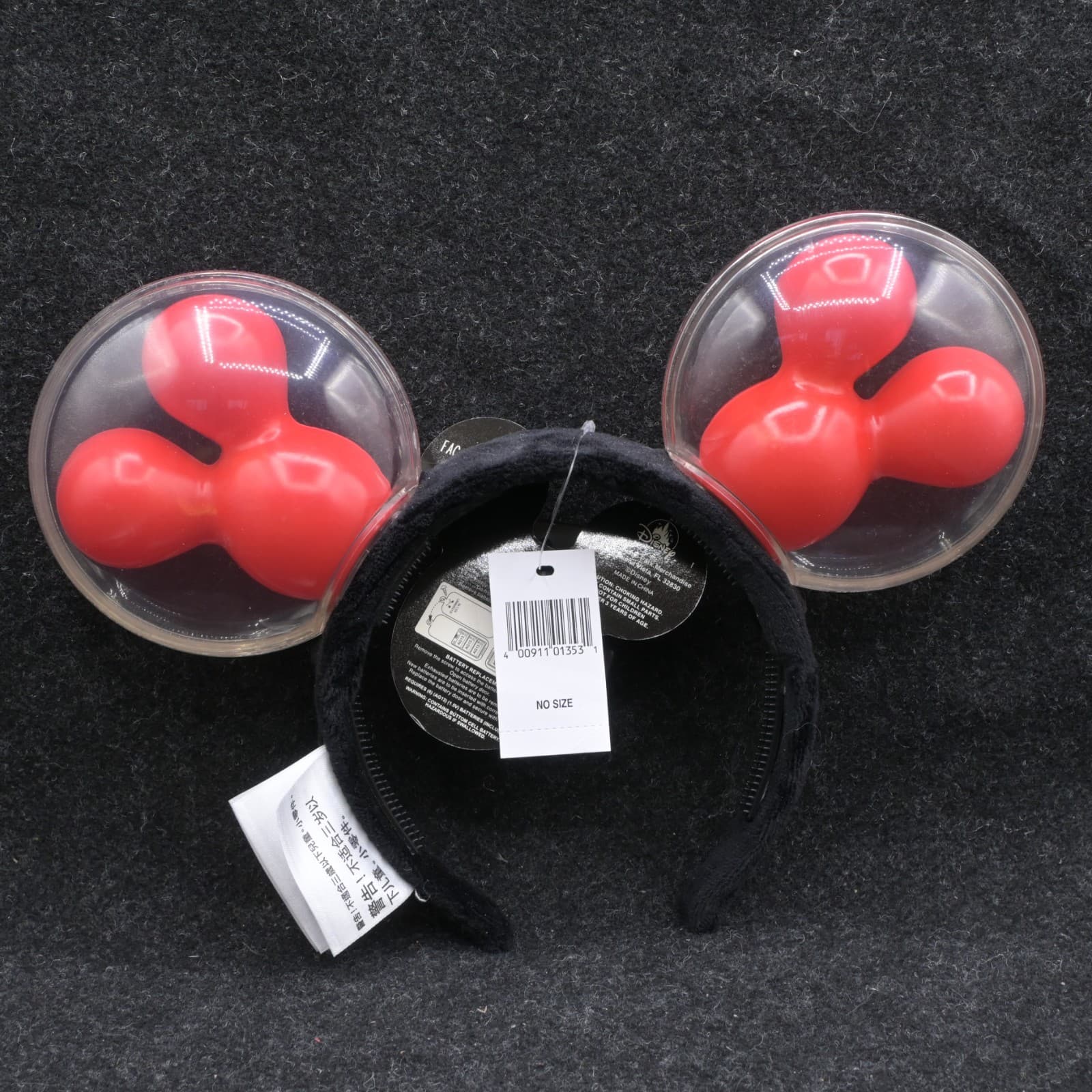 DISNEY PARKS Mickey Mouse Red Balloon Ears Headband Light Up New NWT - Thumbnail 9