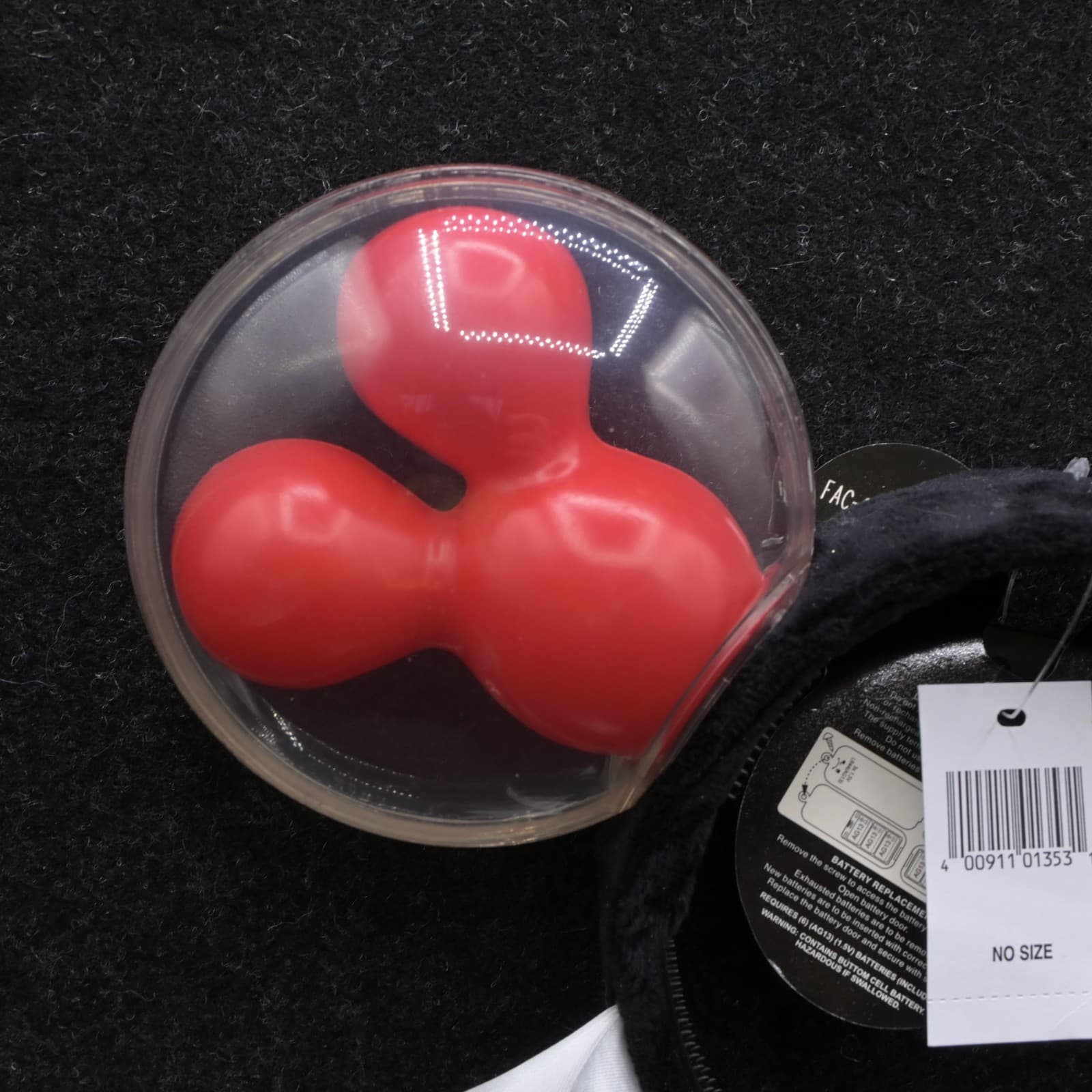 DISNEY PARKS Mickey Mouse Red Balloon Ears Headband Light Up New NWT - Thumbnail 10