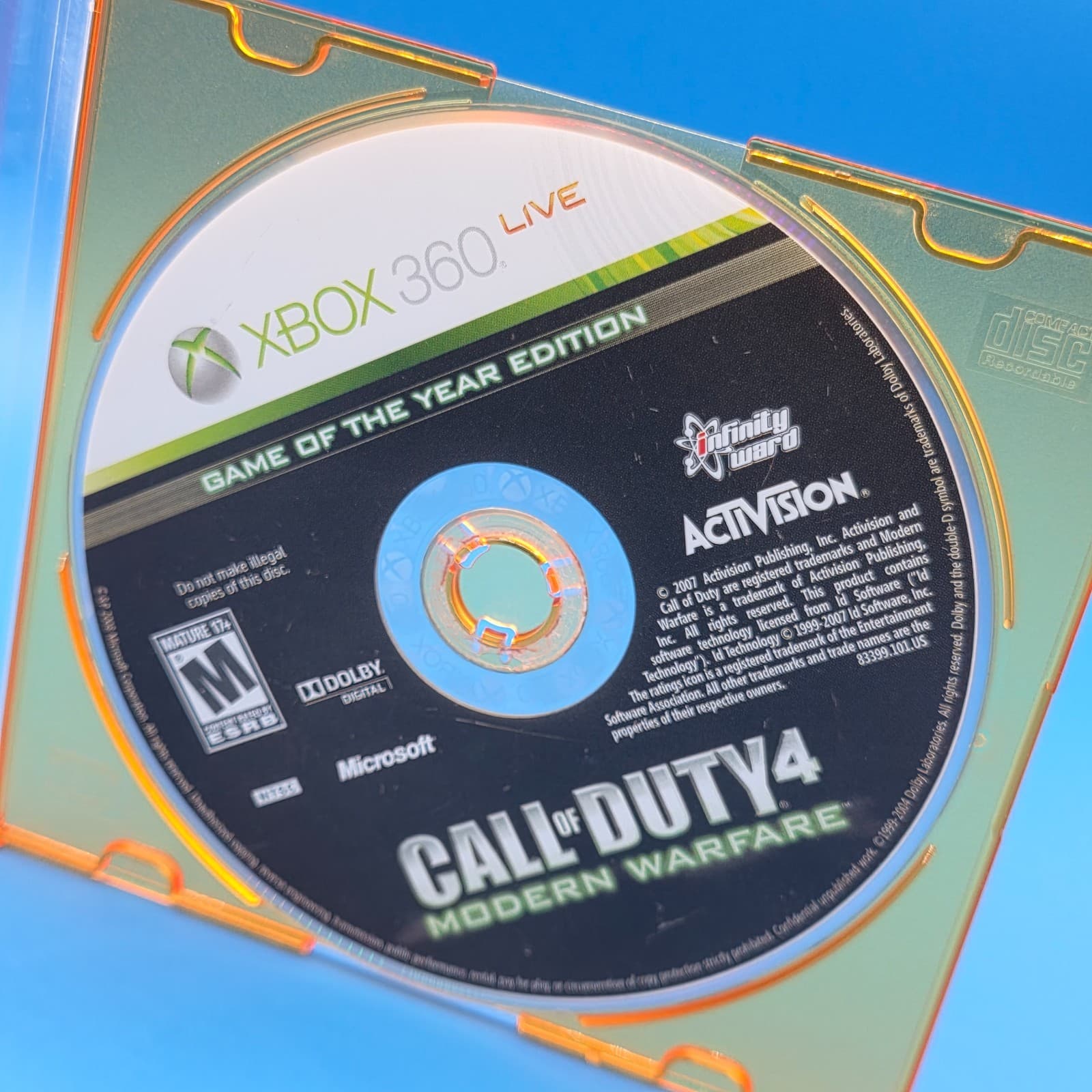 Call of Duty 4: Modern Warfare Xbox 360 – Disc Only - Thumbnail 2