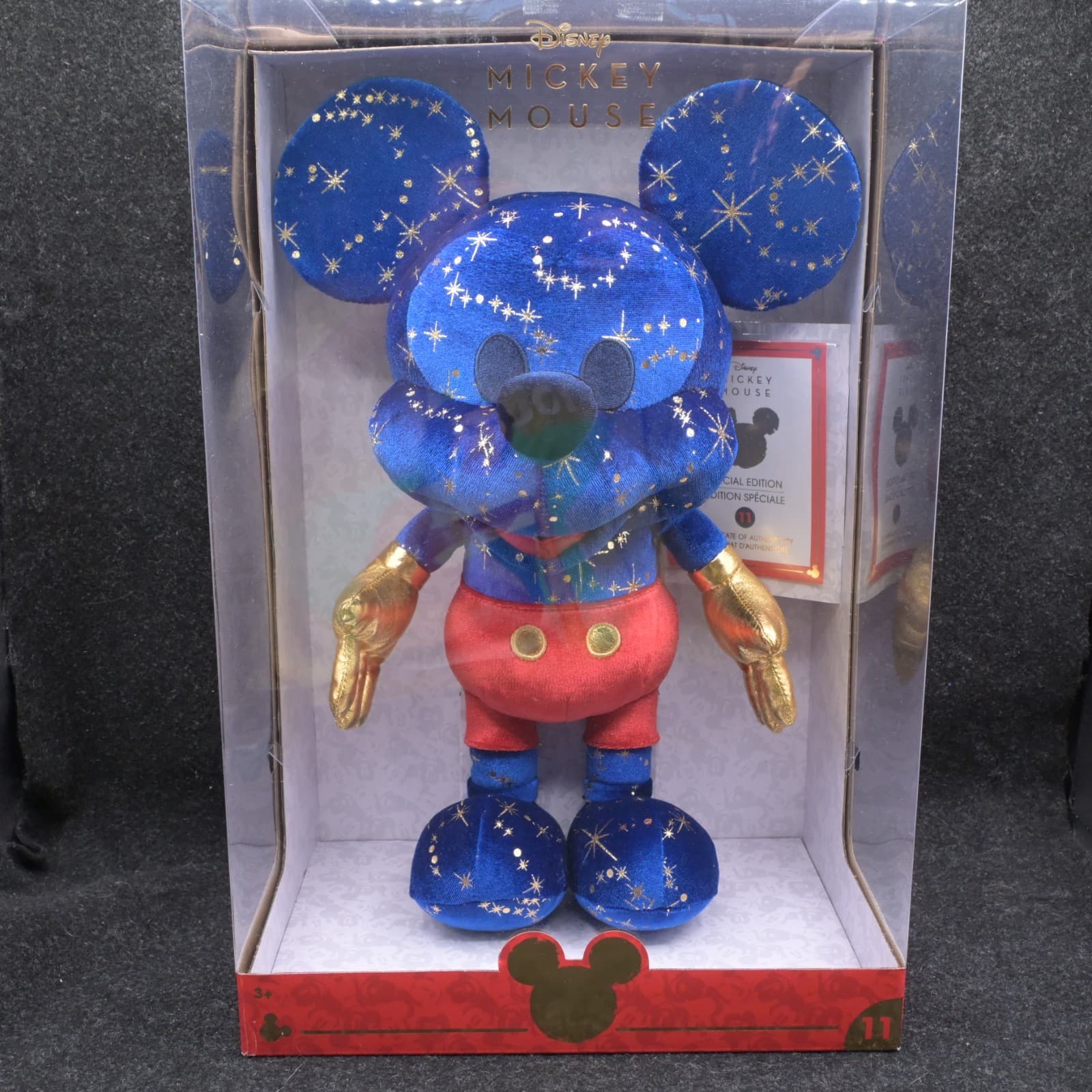Disney Year of the Mouse Plush #11 Fantasia Mickey Mouse 2020 NIB + COA
