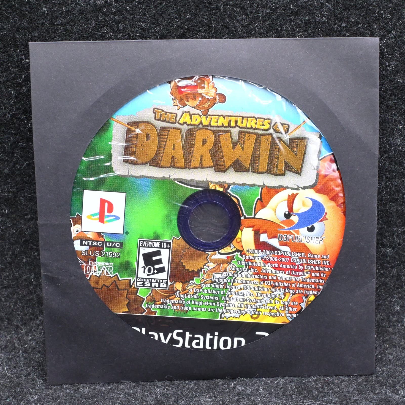The Adventures of Darwin (Sony PlayStation 2, 2007) PS2 Disc Only