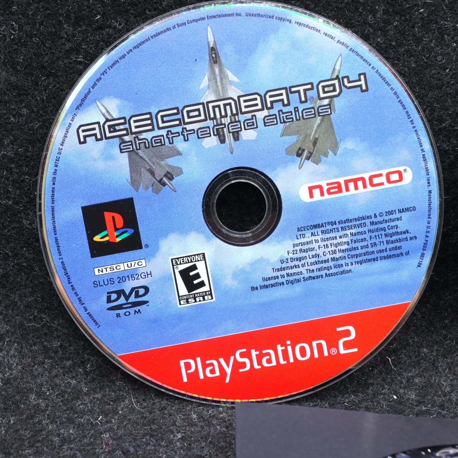 Ace Combat 5 & Ace Combat 4 - PS2 Game Lot - Discs Only - Tested - Thumbnail 2