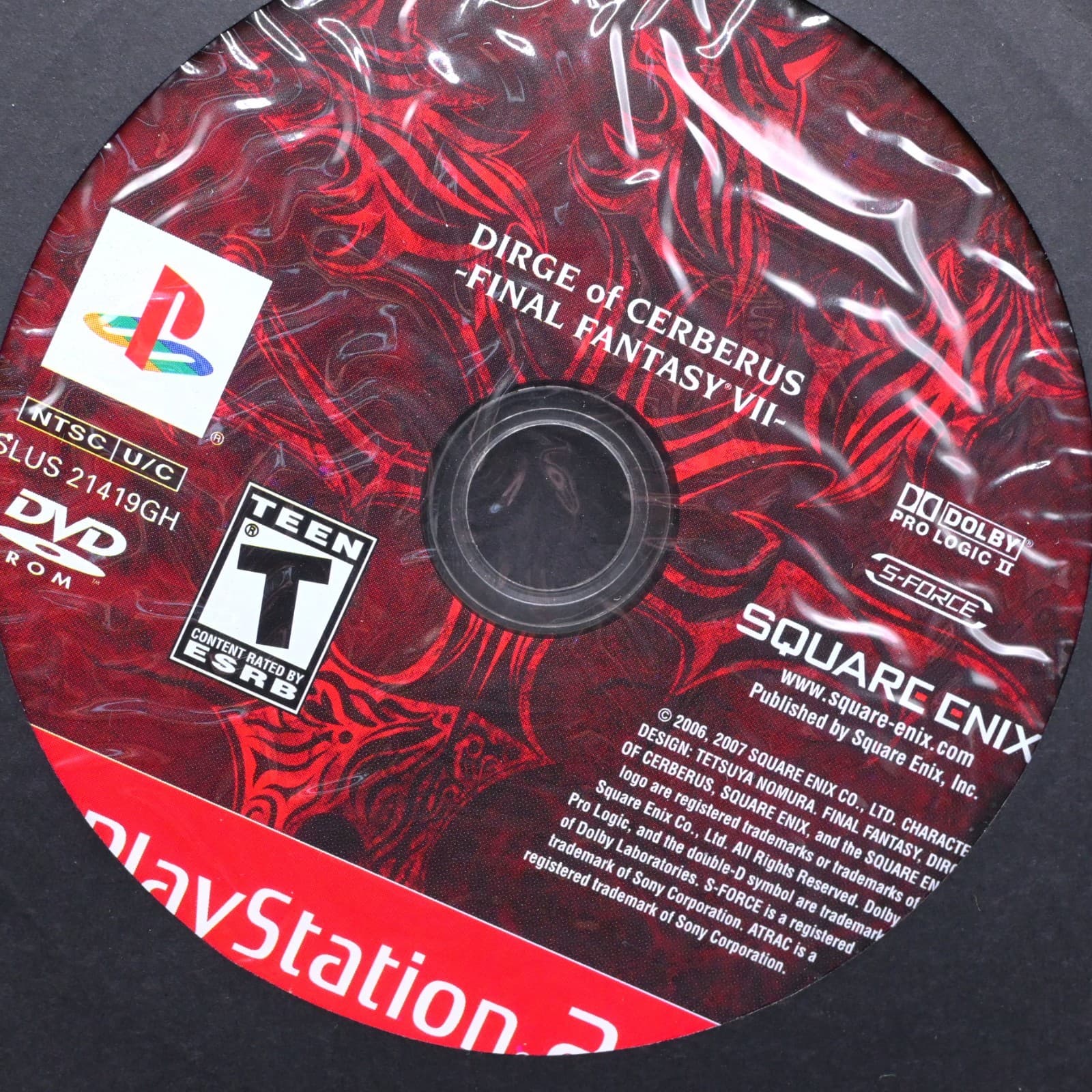 Final Fantasy VII Dirge of Cerberus (Sony PlayStation 2 PS2, 2006) Disc Only - Thumbnail 2