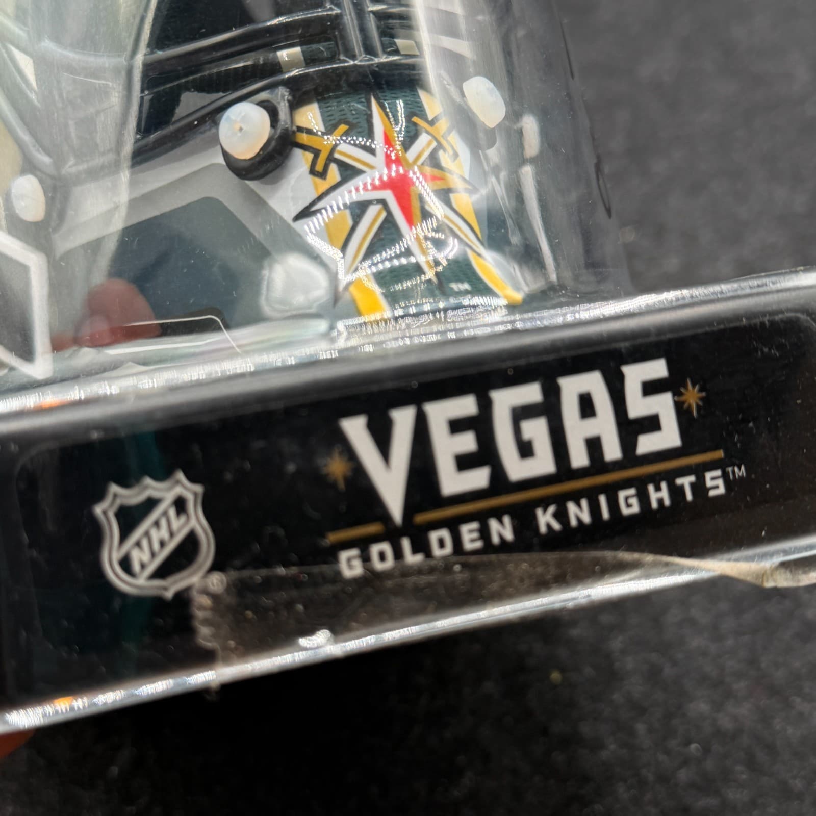 Vegas Golden Knights Unsigned Franklin Sports Replica Mini Goalie Mask - Thumbnail 7