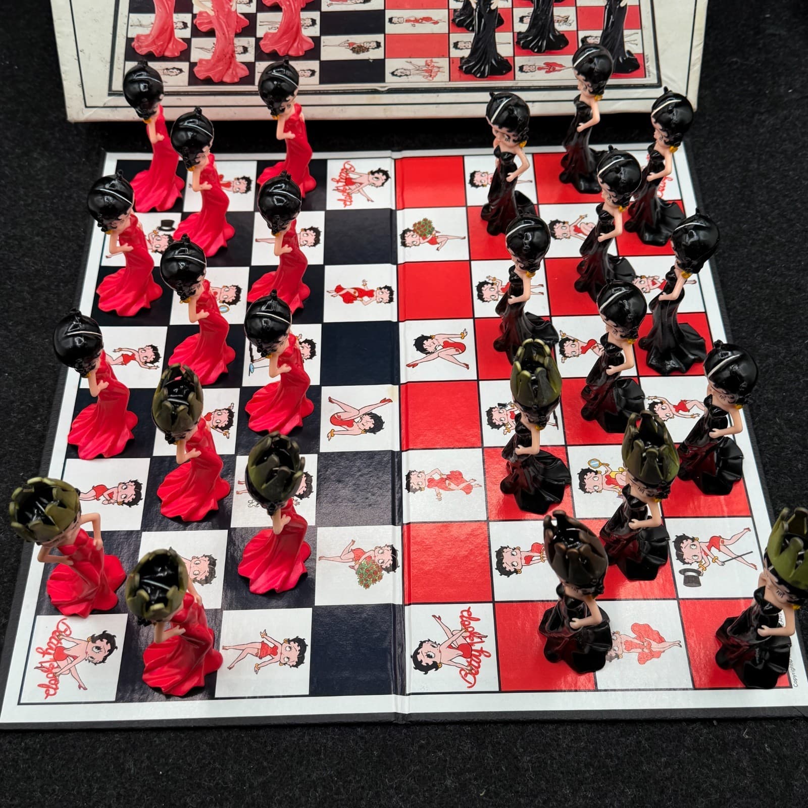Vtg Betty Boop Checkers Game 2003 Big League Productions, King Features - Thumbnail 12