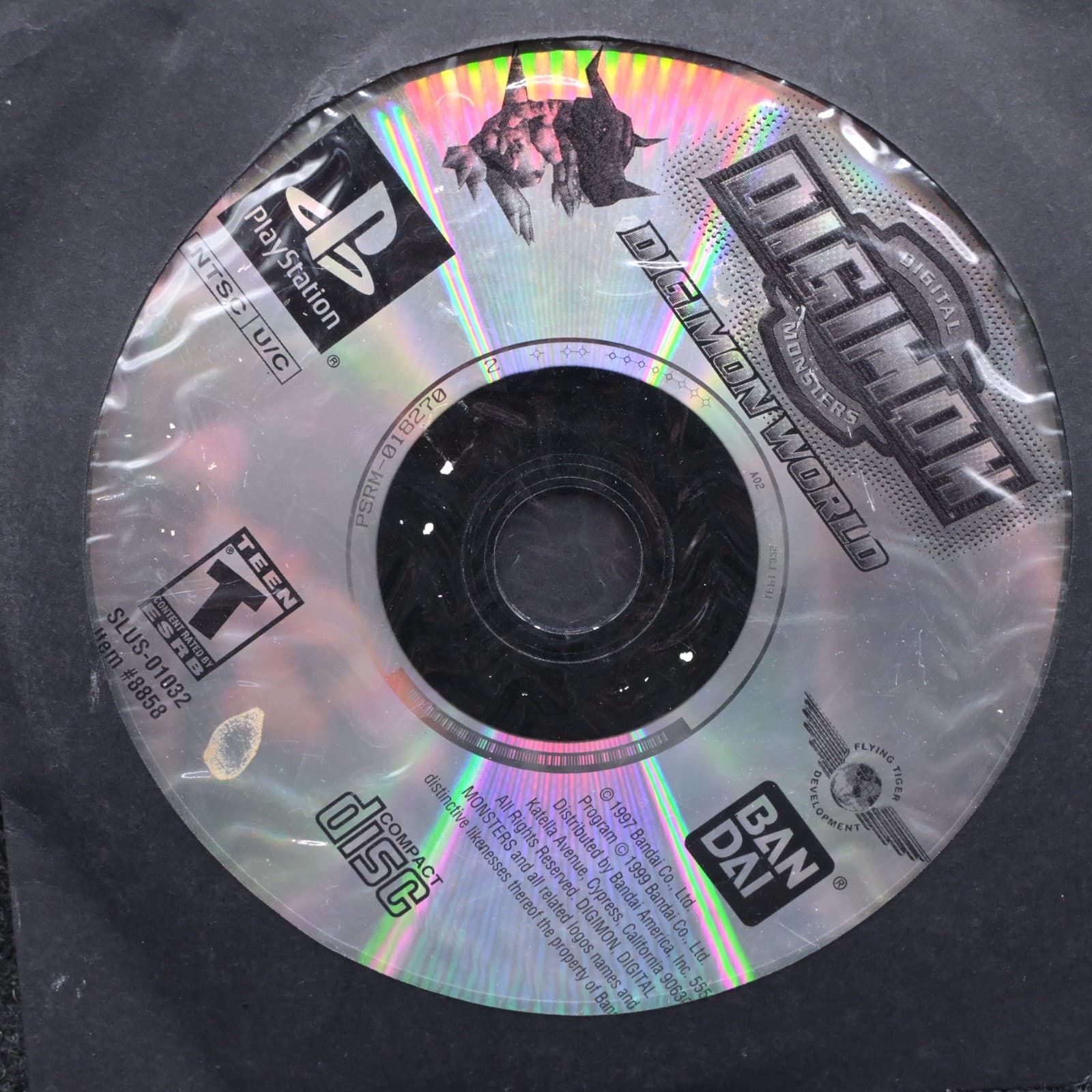 Digimon World (Sony Playstation 1 PS1 2000) Disc only Tested And Working - Thumbnail 2