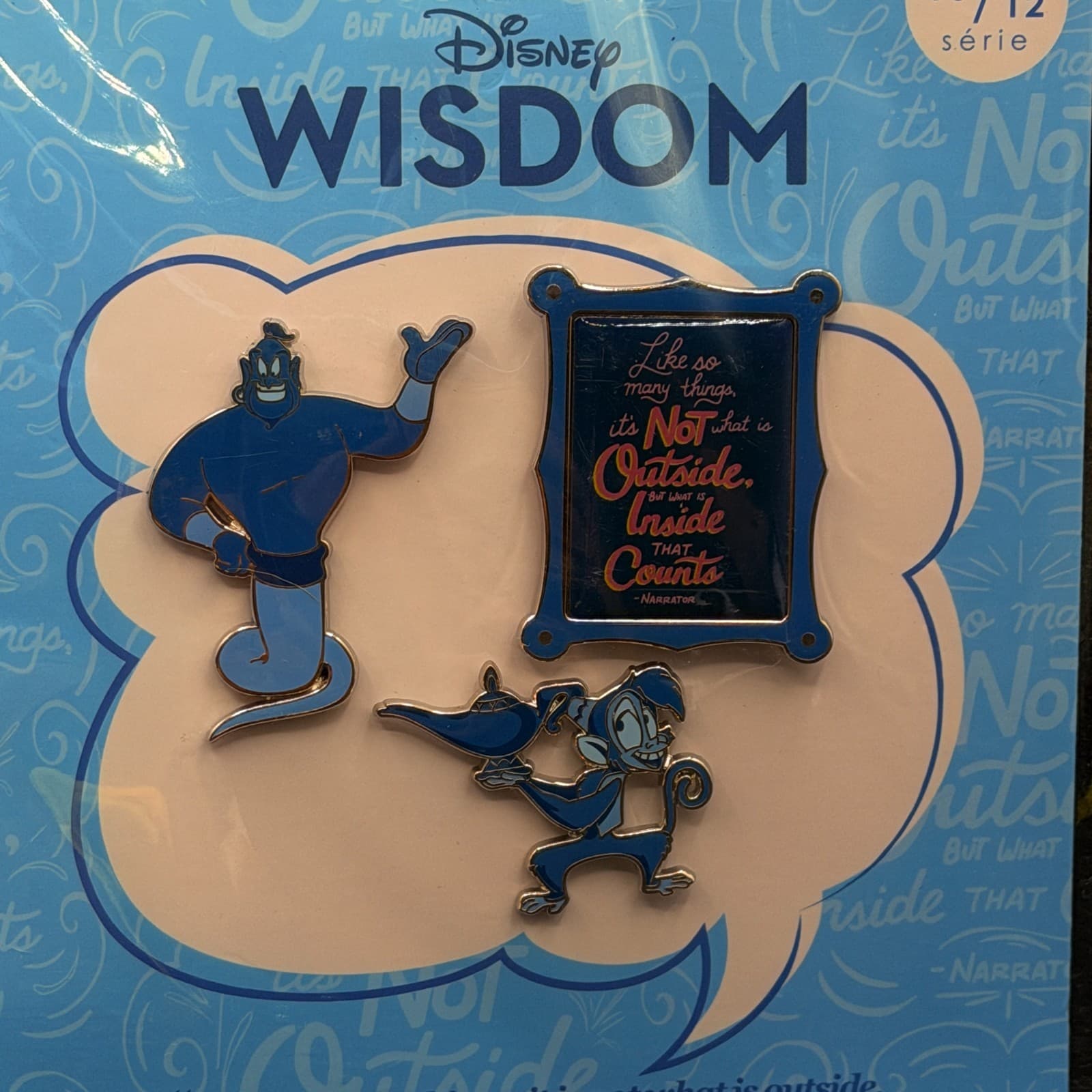 Disney Pins - Wisdom Series LE Pin Set - October 2019 - Aladdin - Thumbnail 3