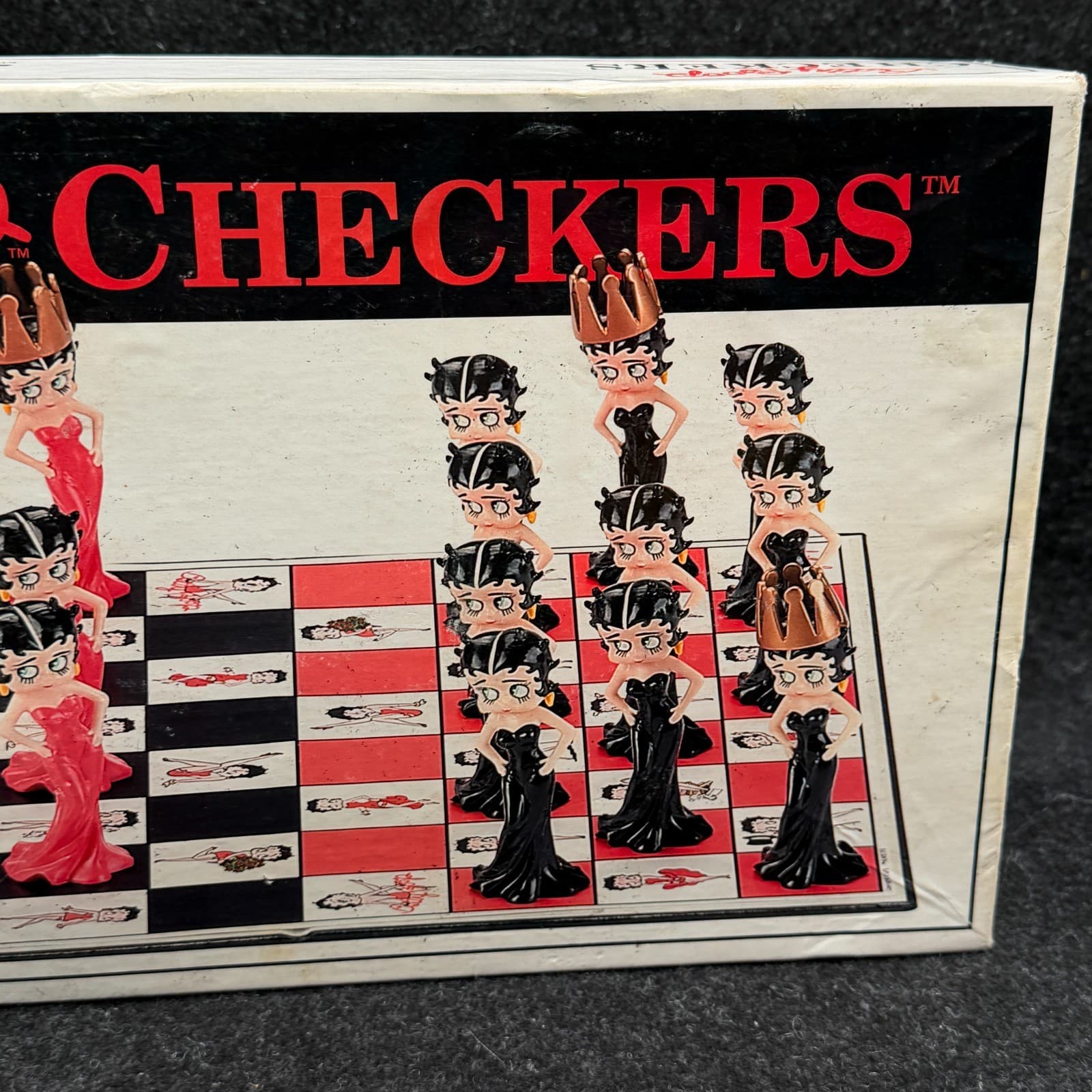 Vtg Betty Boop Checkers Game 2003 Big League Productions, King Features - Thumbnail 4