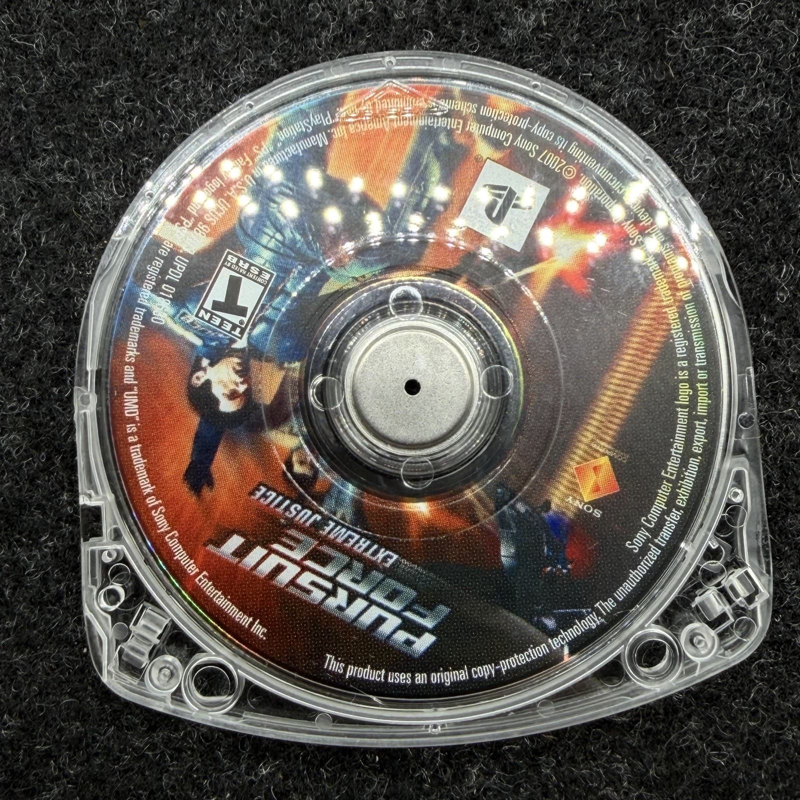 Pursuit Force: Extreme Justice (Playstation PSP, 2007) TESTED FREE SHIPPING