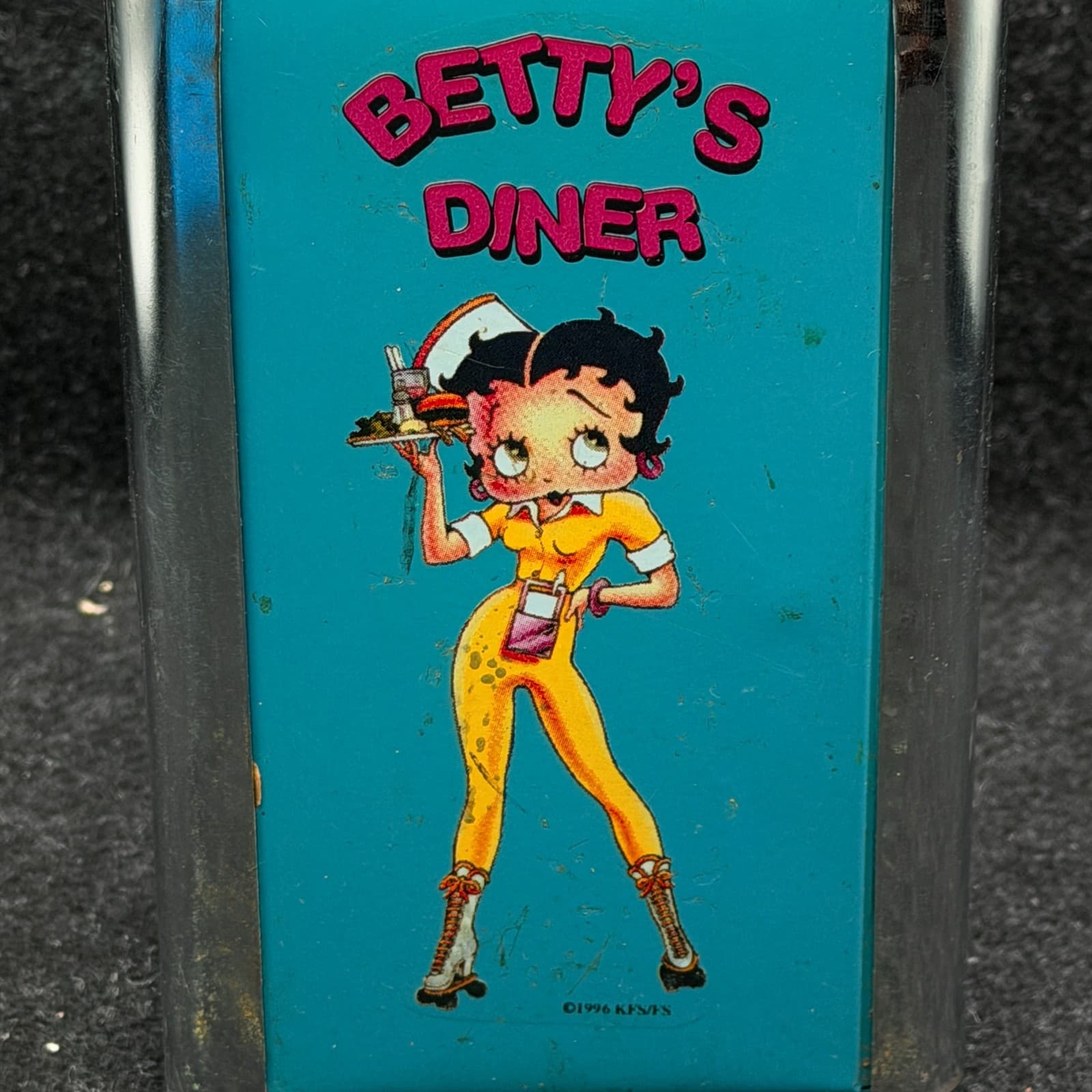Vintage Betty Boop Turquois Napkin Holder KFS/FS 1996 - Thumbnail 3
