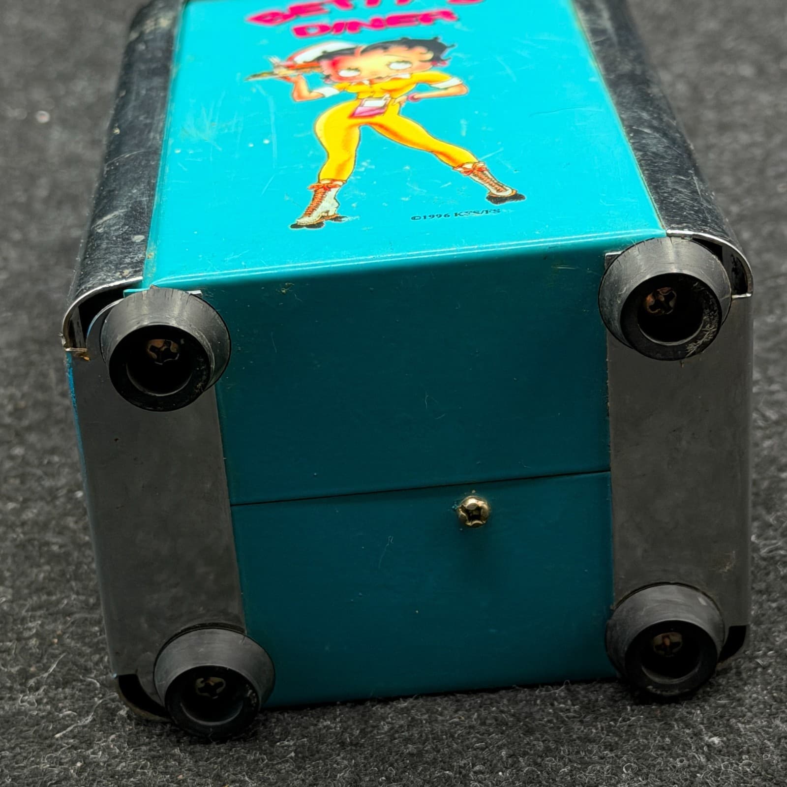 Vintage Betty Boop Turquois Napkin Holder KFS/FS 1996 - Thumbnail 9