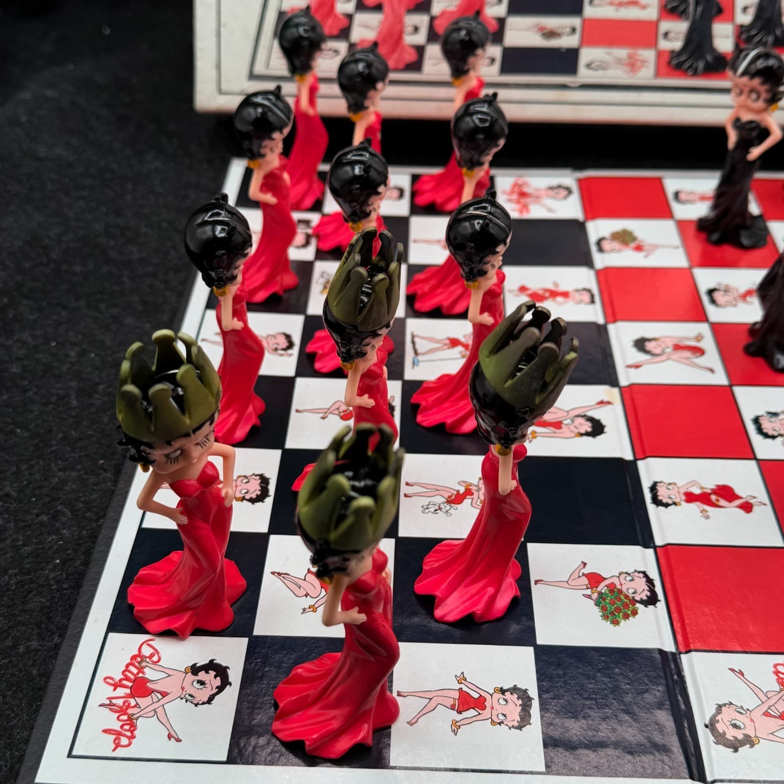 Vtg Betty Boop Checkers Game 2003 Big League Productions, King Features - Thumbnail 11