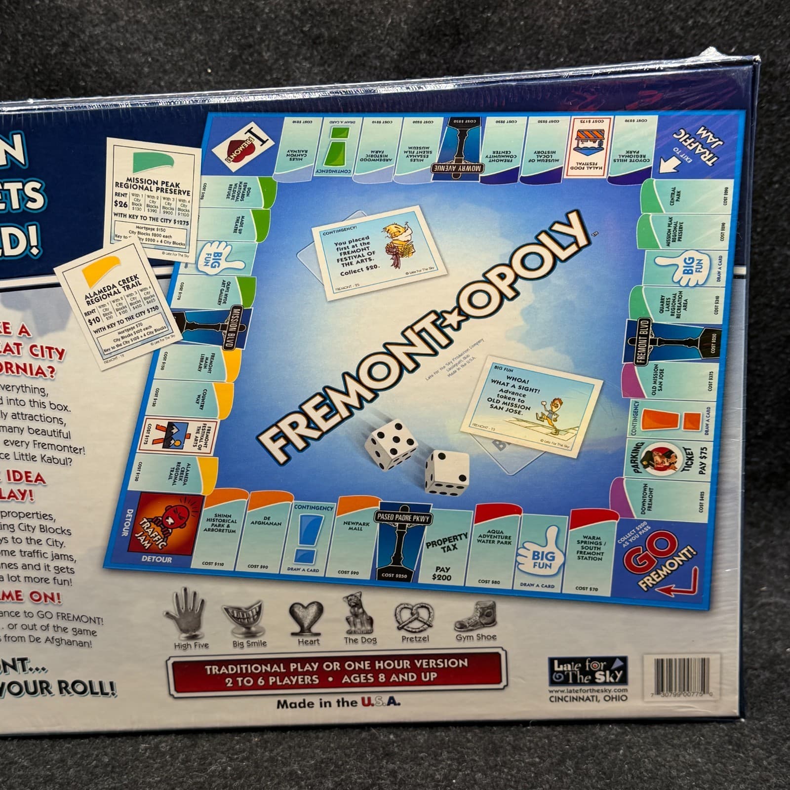 Fremont Opoly, Monopoly Game USA, Fremont, California - NEW - Limited - Thumbnail 9