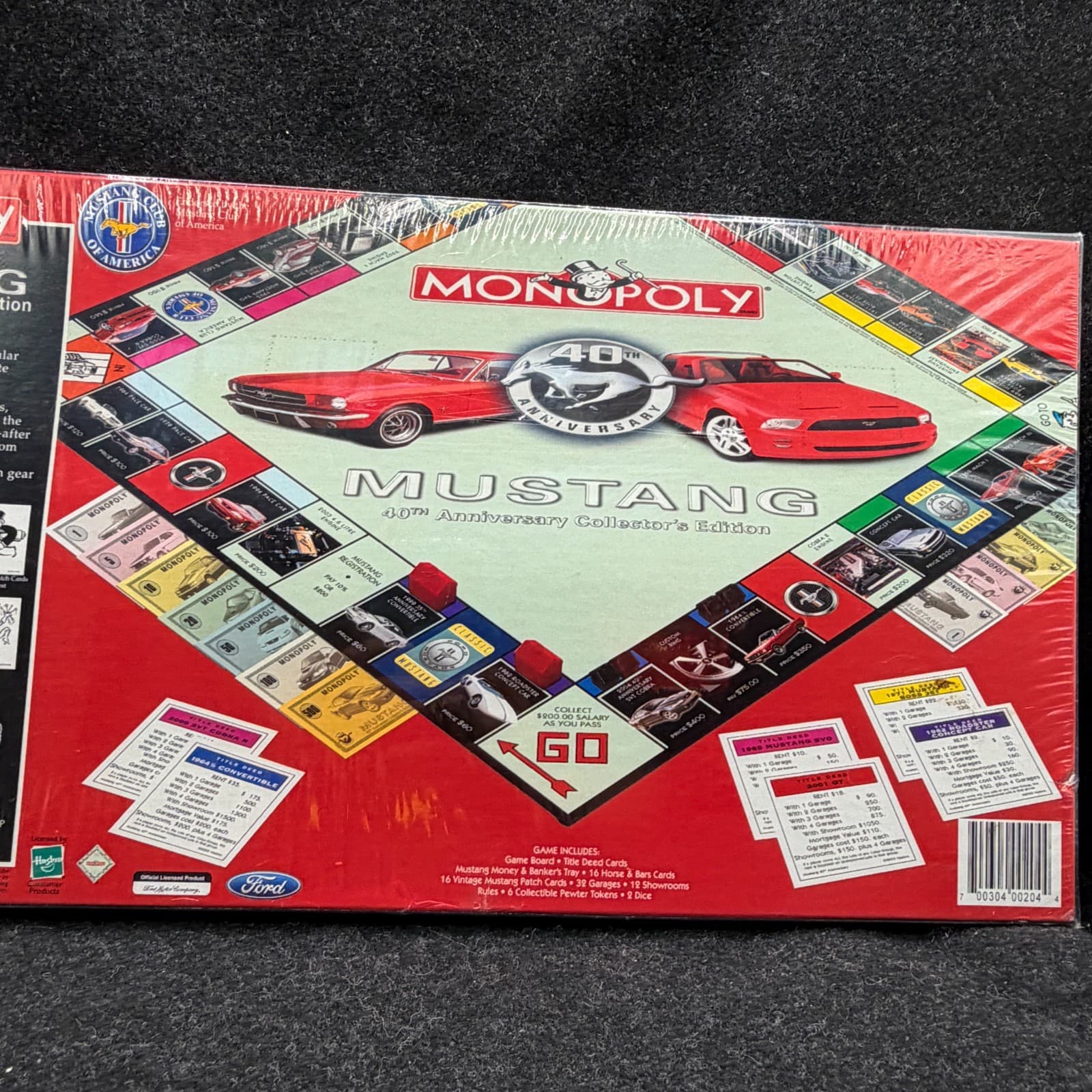 NEW Ford Mustang Monopoly 40th Anniversary Collector's Edition Parker Brothers - Thumbnail 10