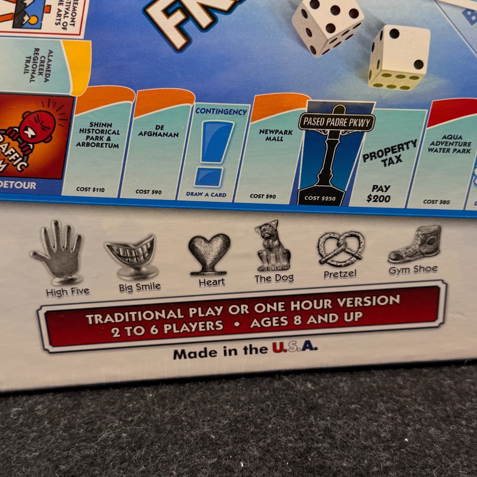 Fremont Opoly, Monopoly Game USA, Fremont, California - NEW - Limited - Thumbnail 10