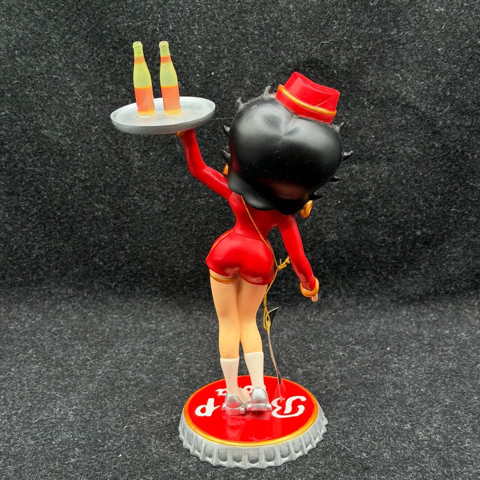 Betty Boop Waitress Car Hop Figurine 9.5in, Shorts, Roller Skates Boop Cola 6780 - Thumbnail 12