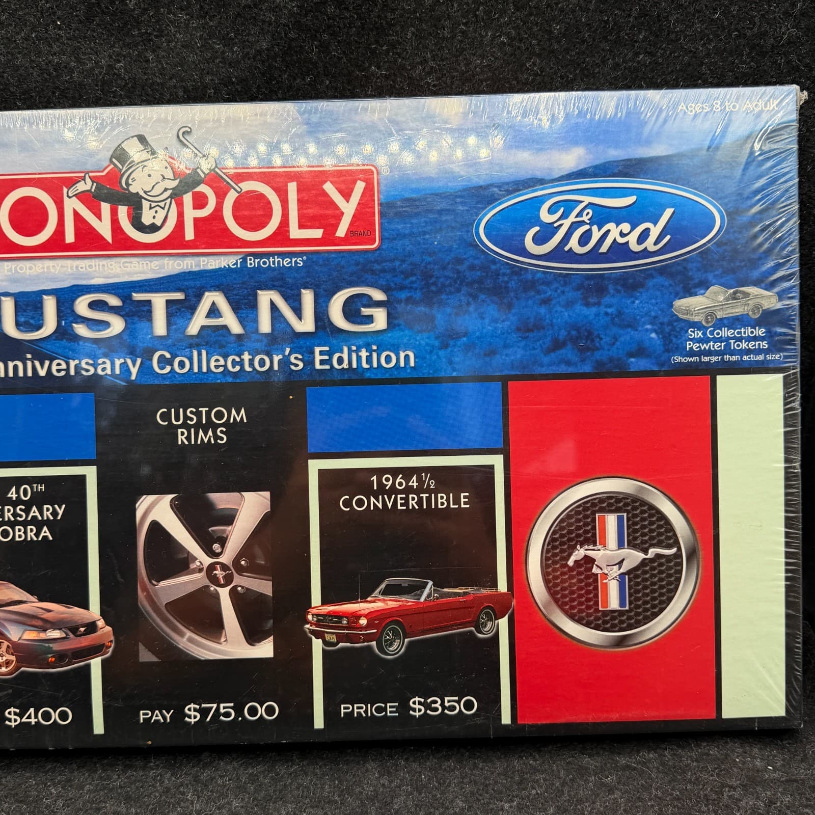 NEW Ford Mustang Monopoly 40th Anniversary Collector's Edition Parker Brothers - Thumbnail 2