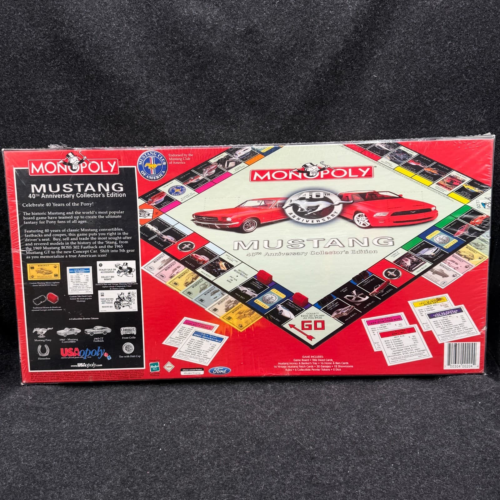 NEW Ford Mustang Monopoly 40th Anniversary Collector's Edition Parker Brothers - Thumbnail 8