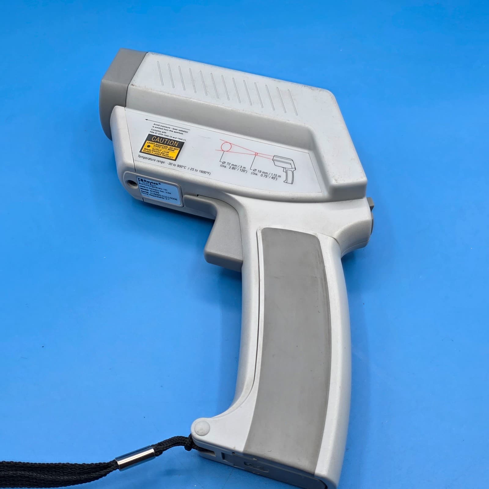 Raytek Raynger MX Infrared Thermometer w/ Case Model: 4KM98 Tested & Working - Thumbnail 7