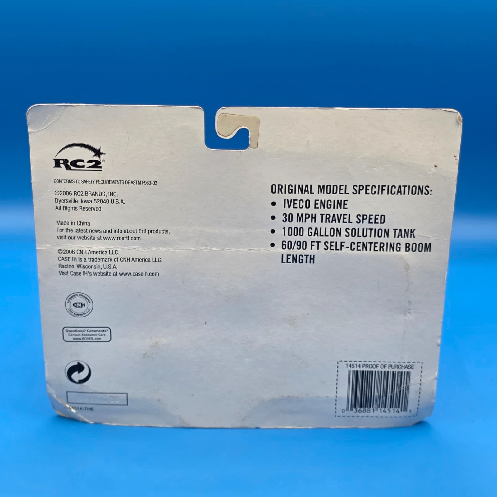 ERTL Case Ih Spx4410 Self- Propelled Sprayer 1/64 NIP - Thumbnail 4
