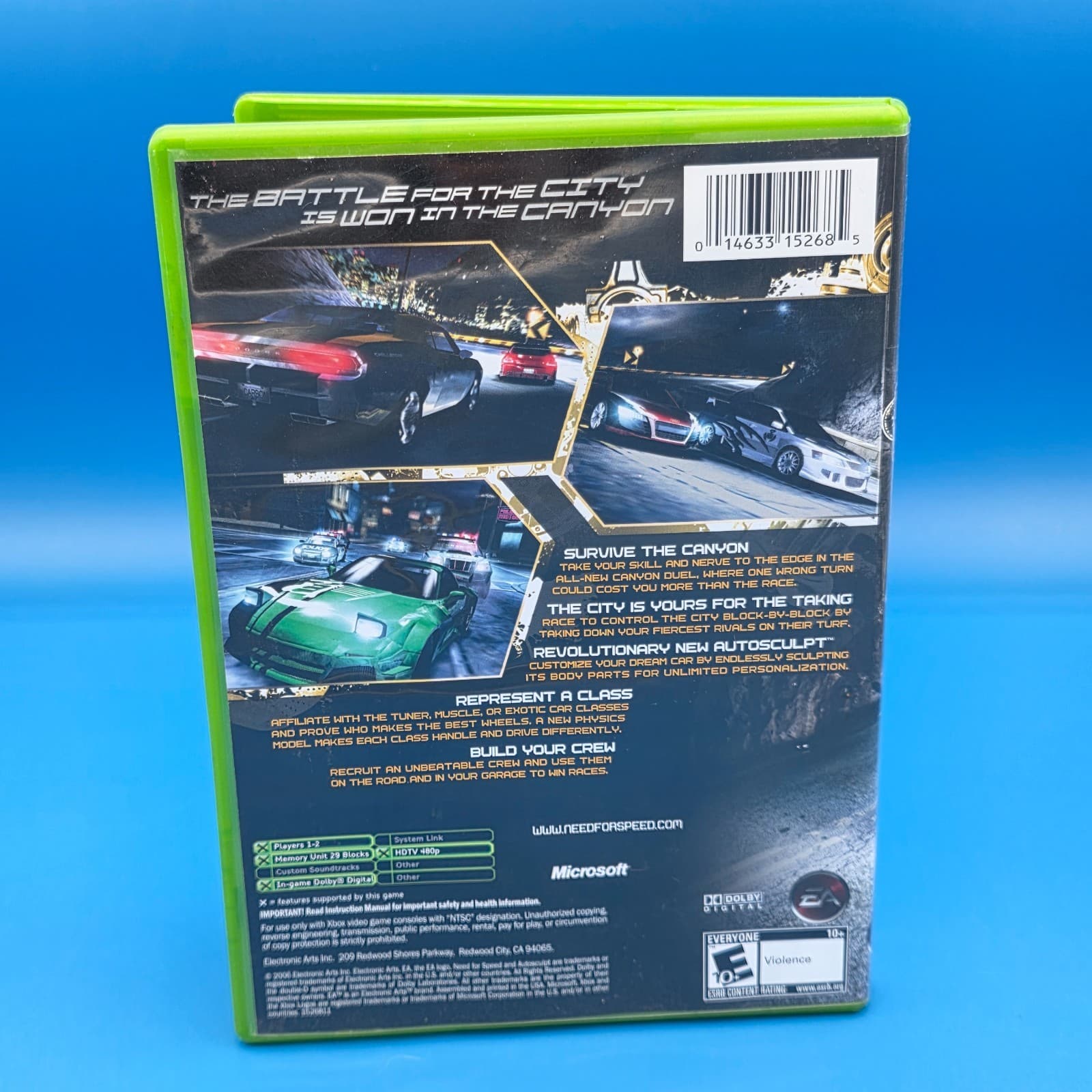 Need for Speed: Carbon (Microsoft Xbox 360, 2006) CIB - Thumbnail 2
