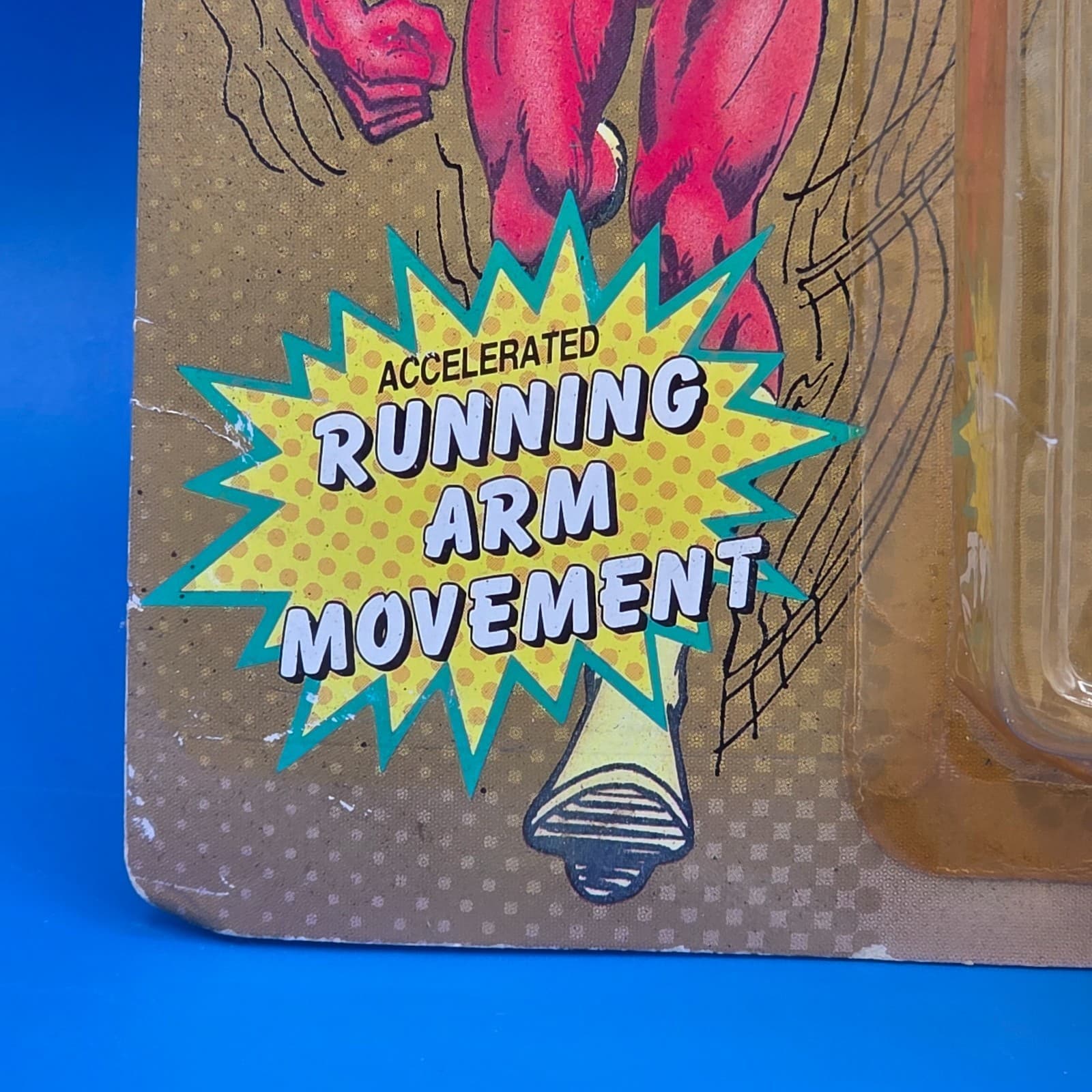 Vintage 1990 ToyBiz DC Super Heroes Action Figure - The Flash - Running Arms - Thumbnail 3
