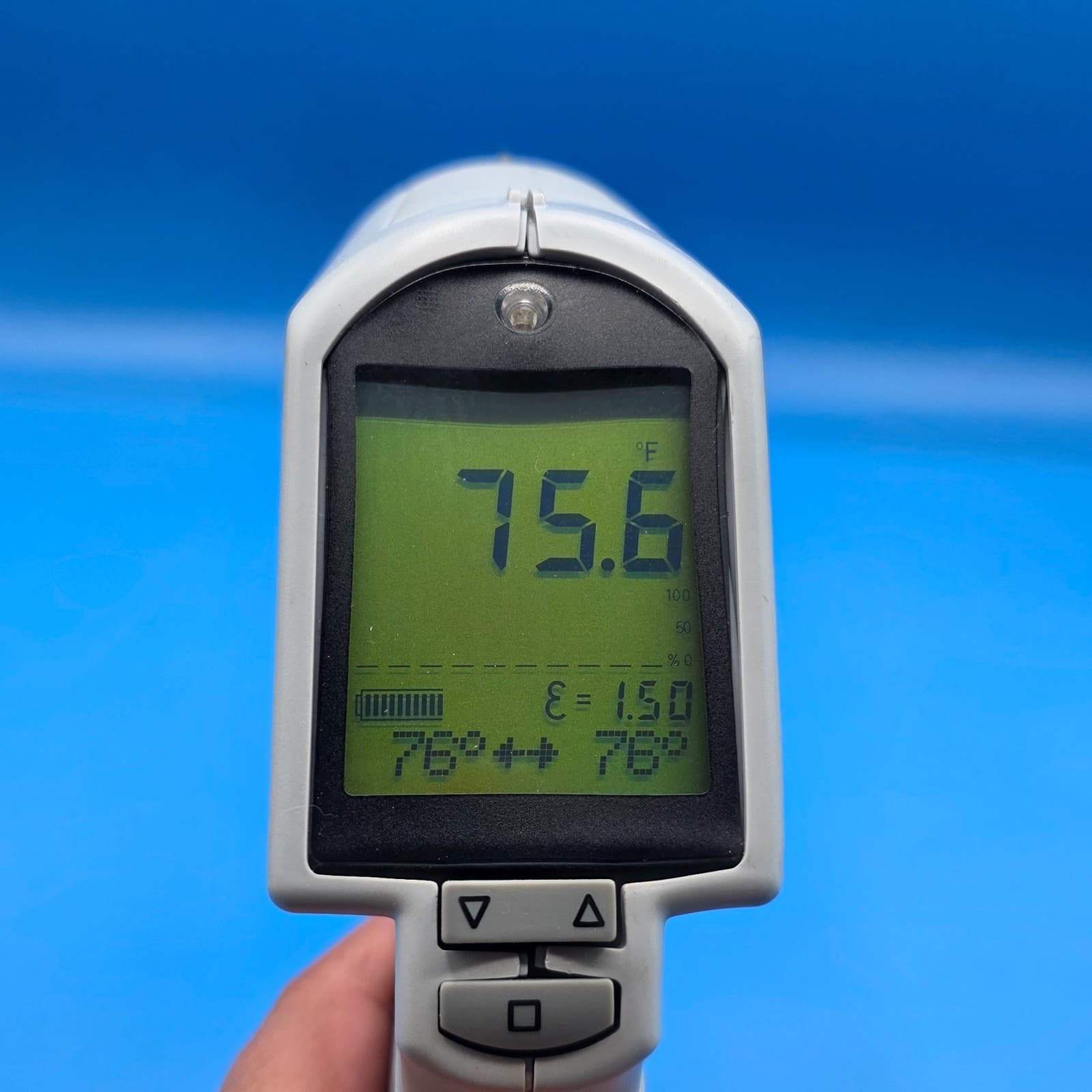 Raytek Raynger MX Infrared Thermometer w/ Case Model: 4KM98 Tested & Working - Thumbnail 4