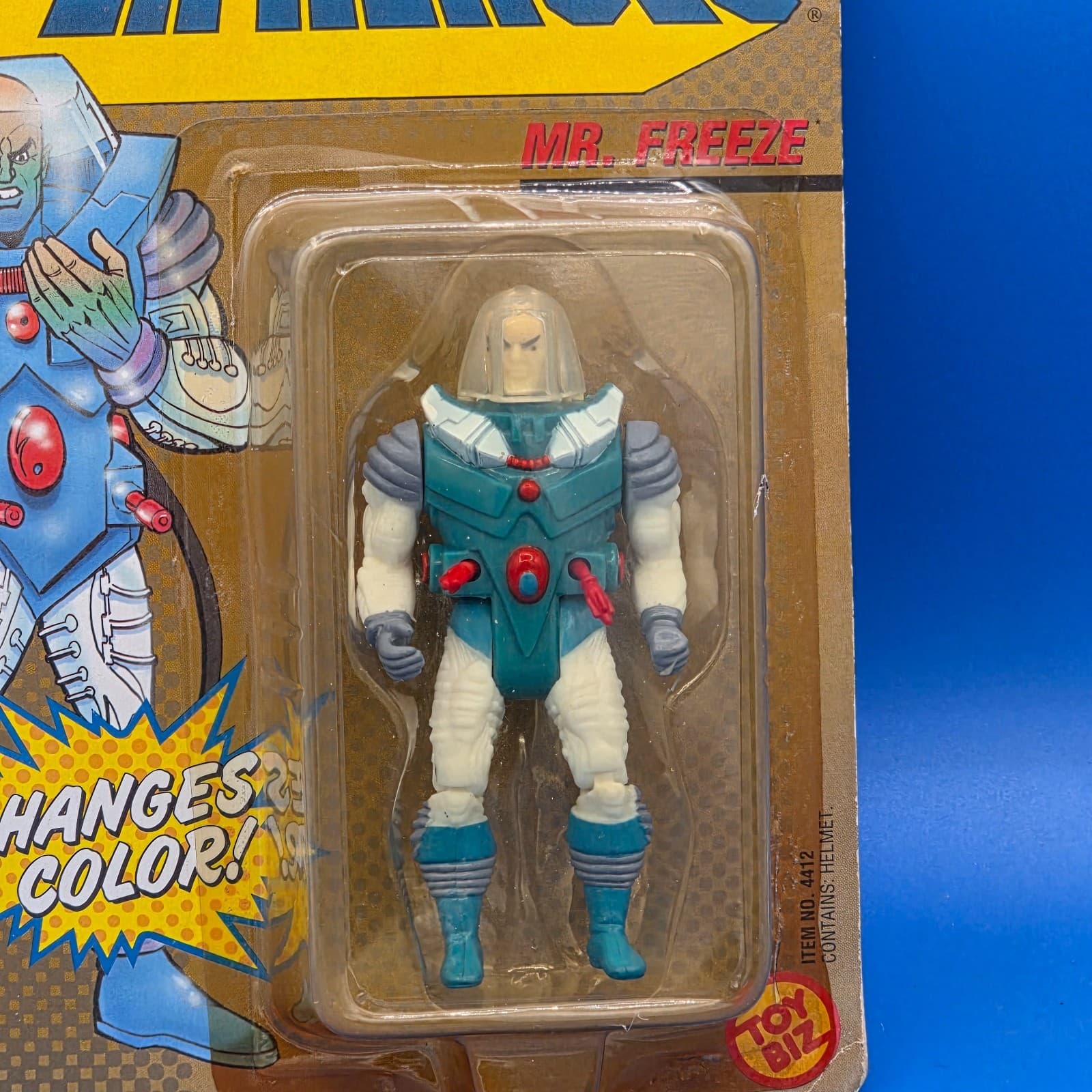 DC Comics Super Heroes Mr. Freeze Action Figure 1989 ToyBiz Vintage NEW - Thumbnail 2