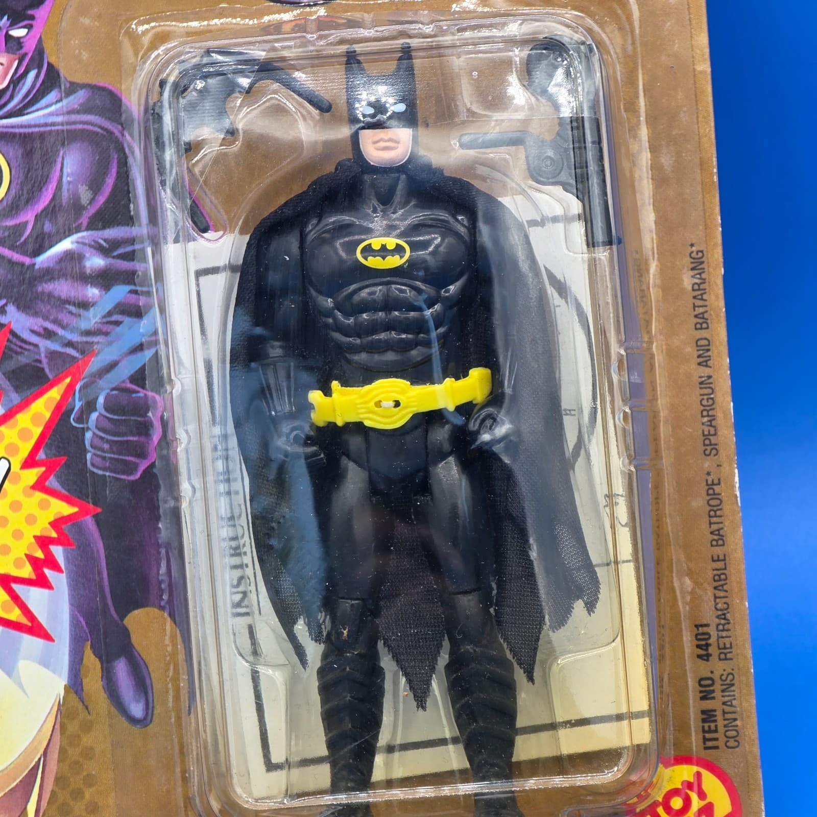 Batman Bat-Rope DC Comics 1989 Toy Biz Action Figure #4401 - Thumbnail 3