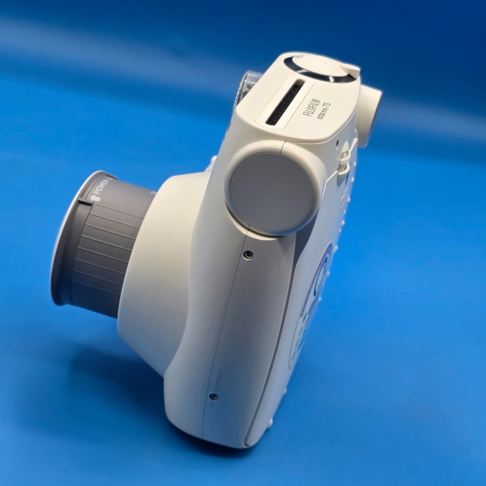 FUJIFILM INSTAX MINI 7S CAMERA WORKS!! White - Thumbnail 4