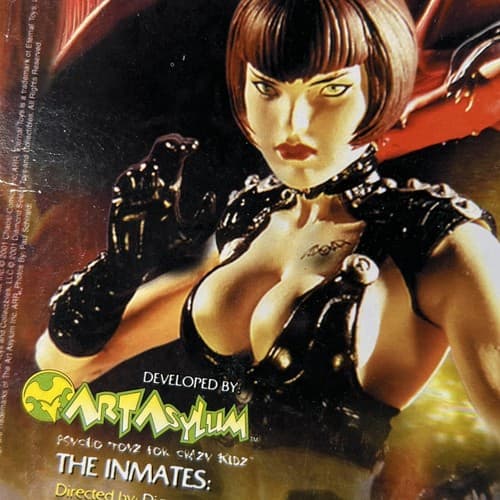 SIGNED 2001 Dark Alliance Series One Chastity Action Figure Chaos Comics 7" - Thumbnail 6
